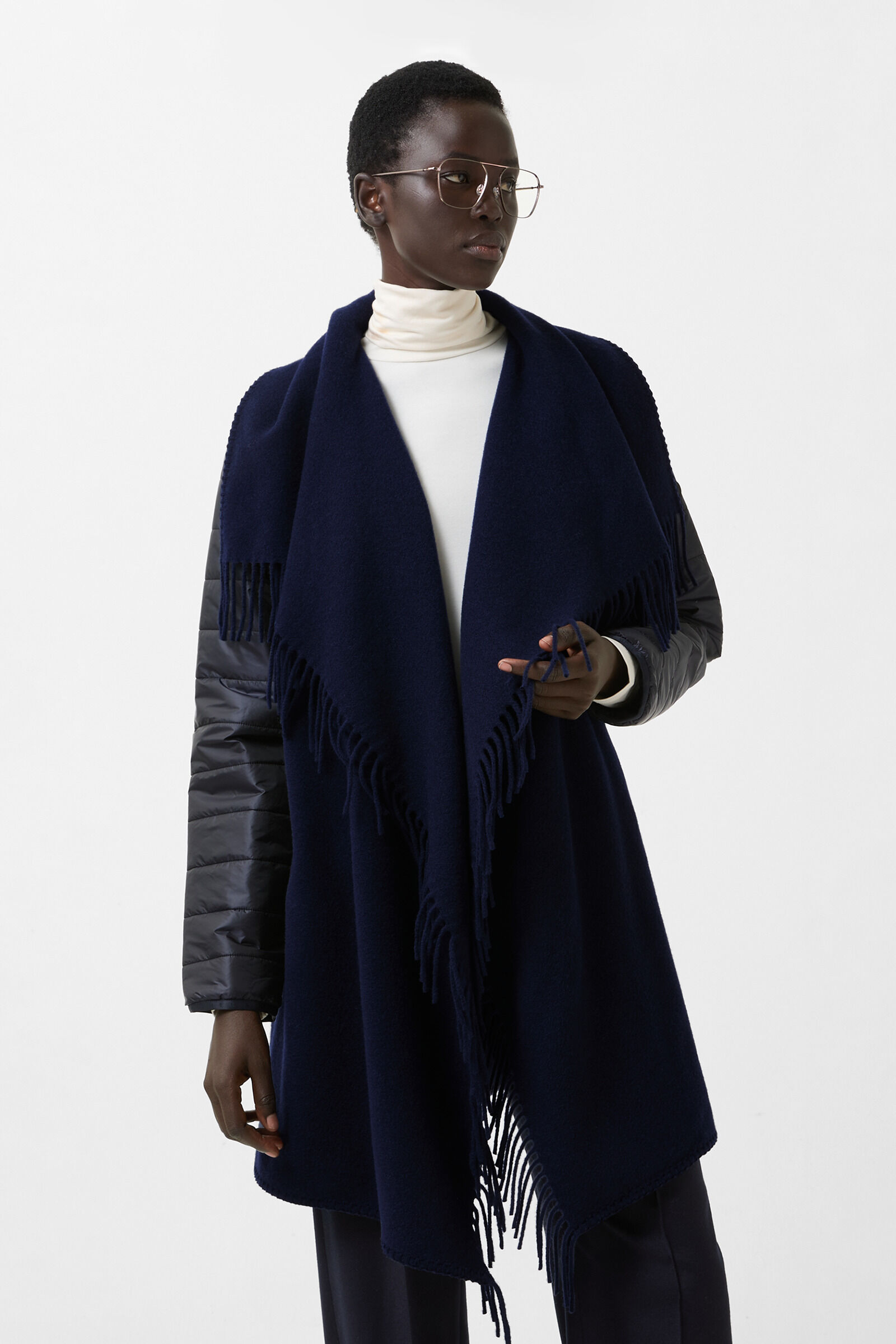 Poncho North Navy blue