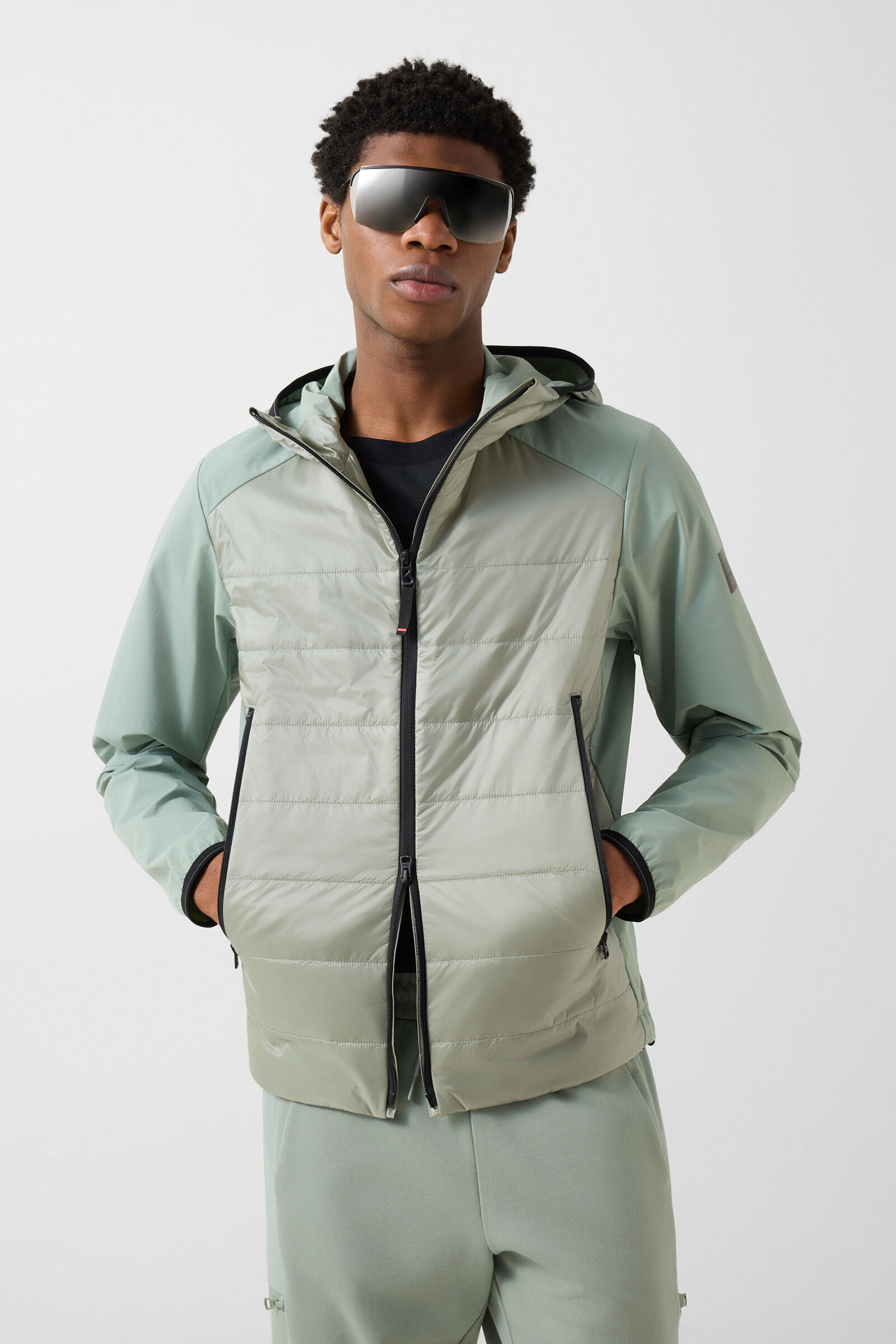 Kegan hybrid jacket Eucalyptus
