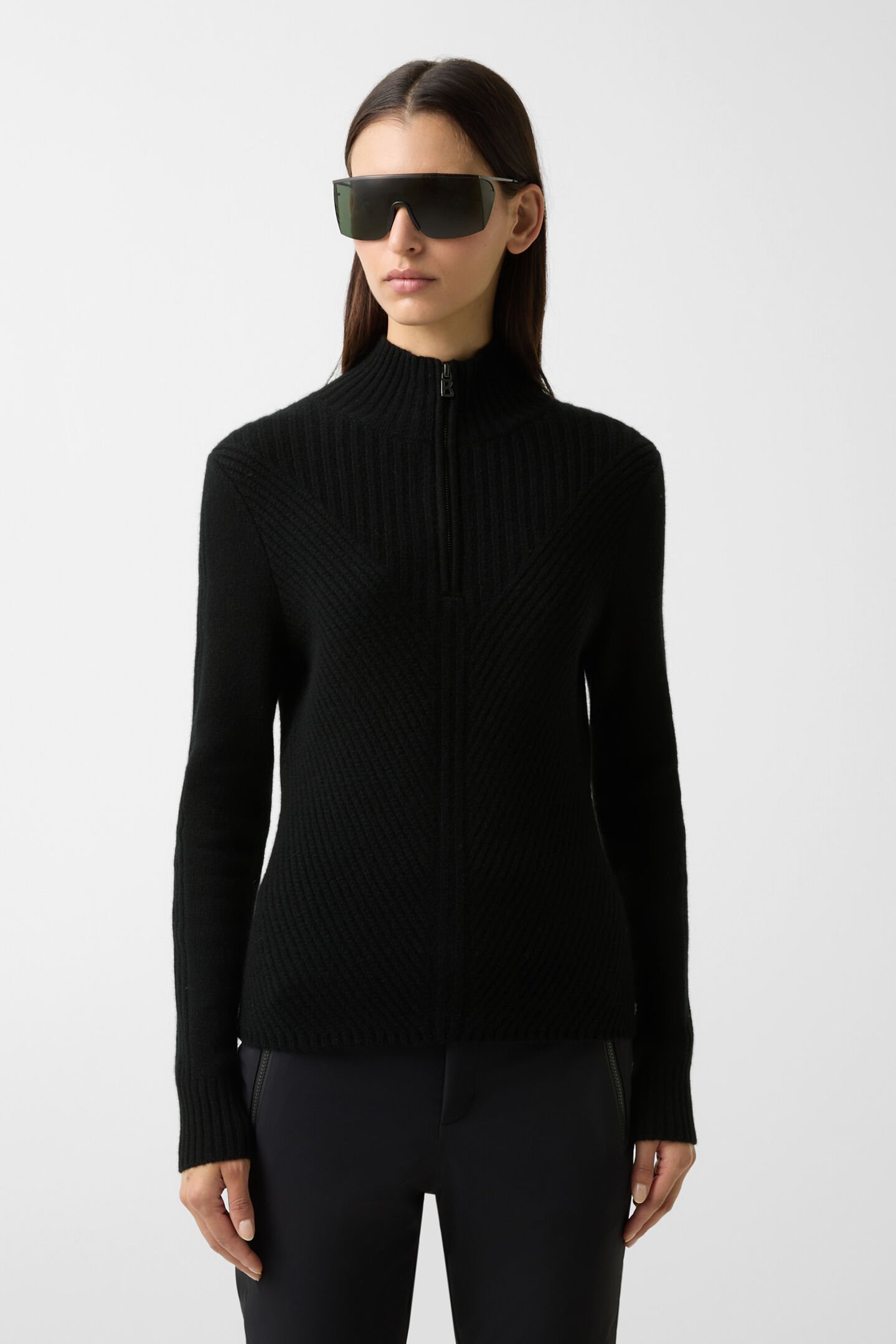 Shannon cashmere troyer Black