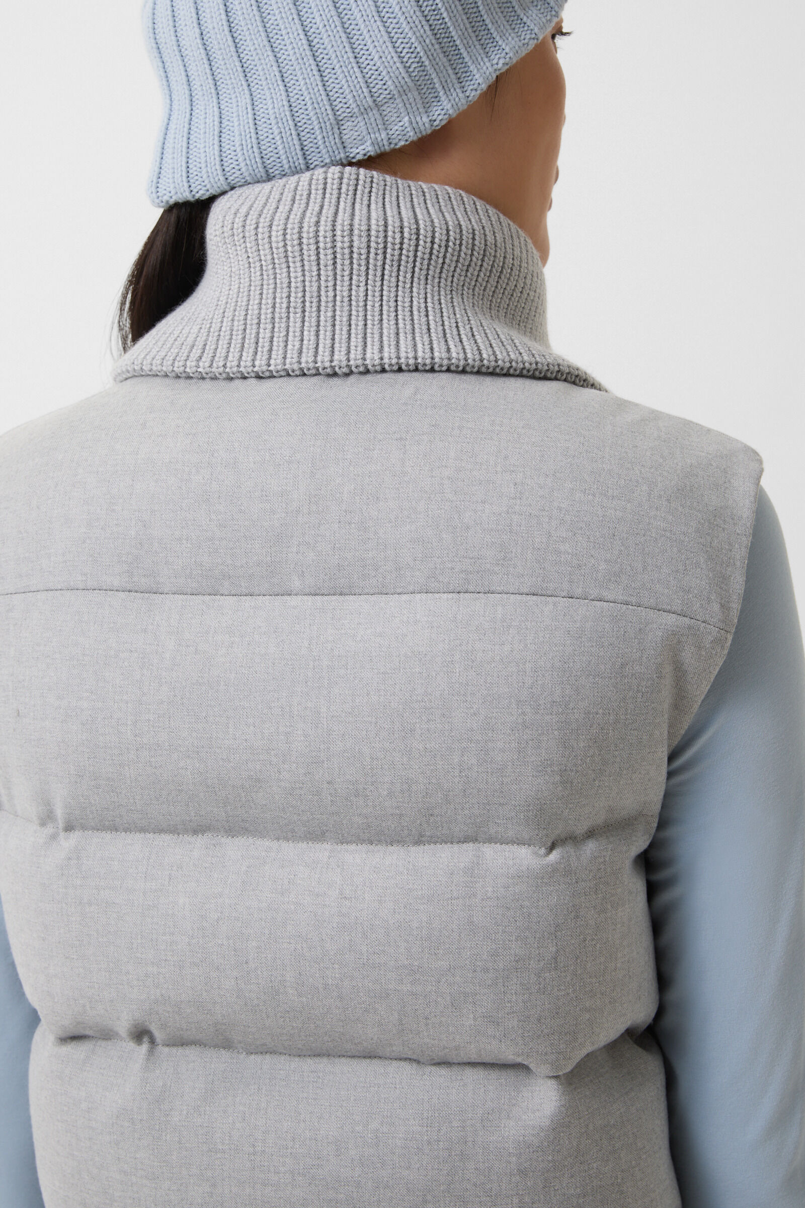 Daunenweste Eloise Hellgrau