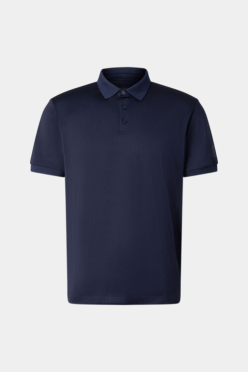 Funktions-Polo-Shirt Daniel Navy-Blau