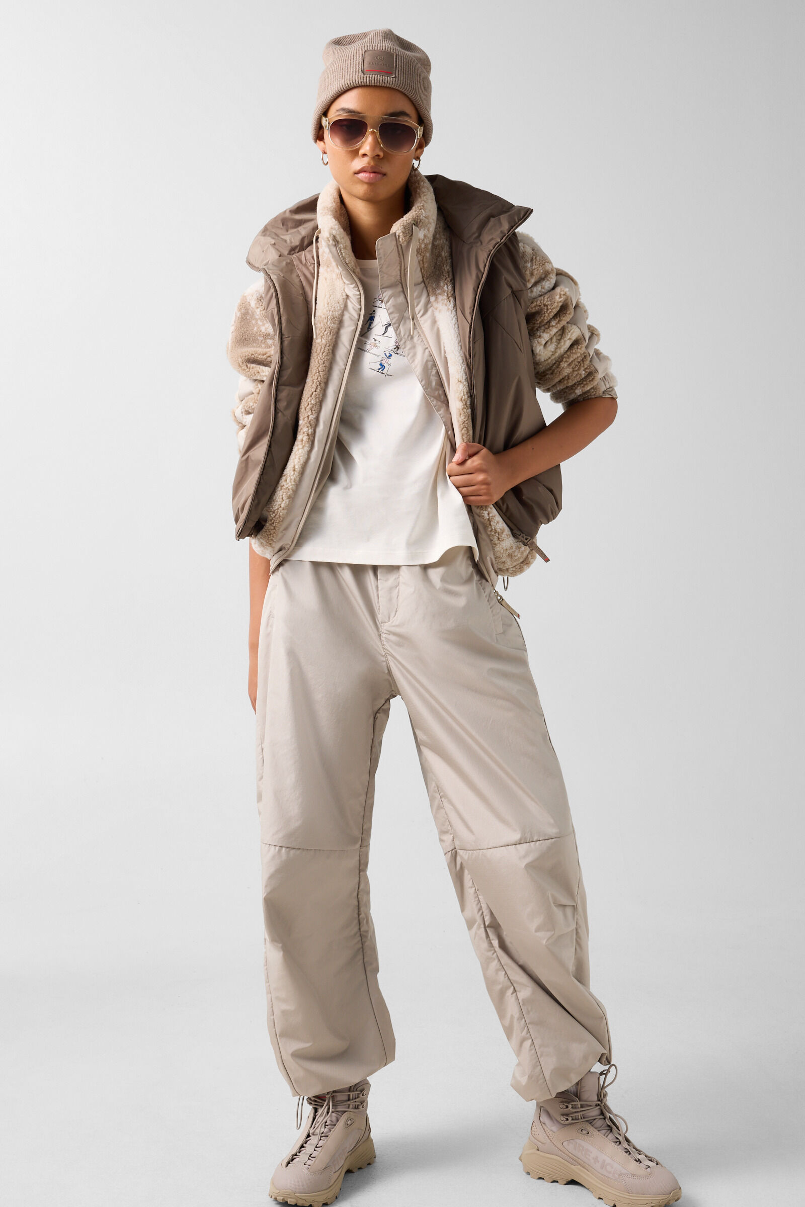 Bonny quilted waistcoat Taupe