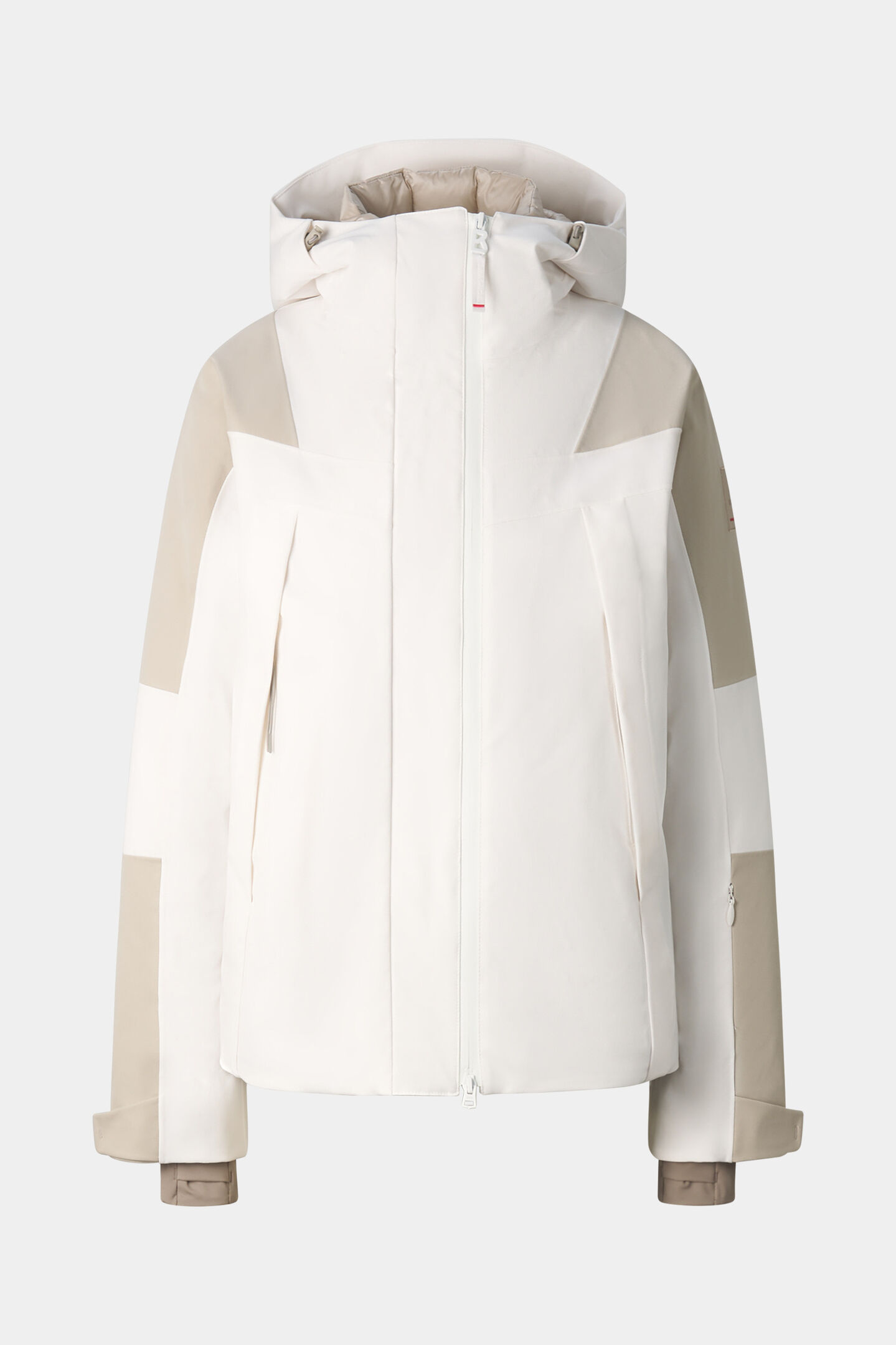 Skijacke Tinka Wei&szlig;/Beige