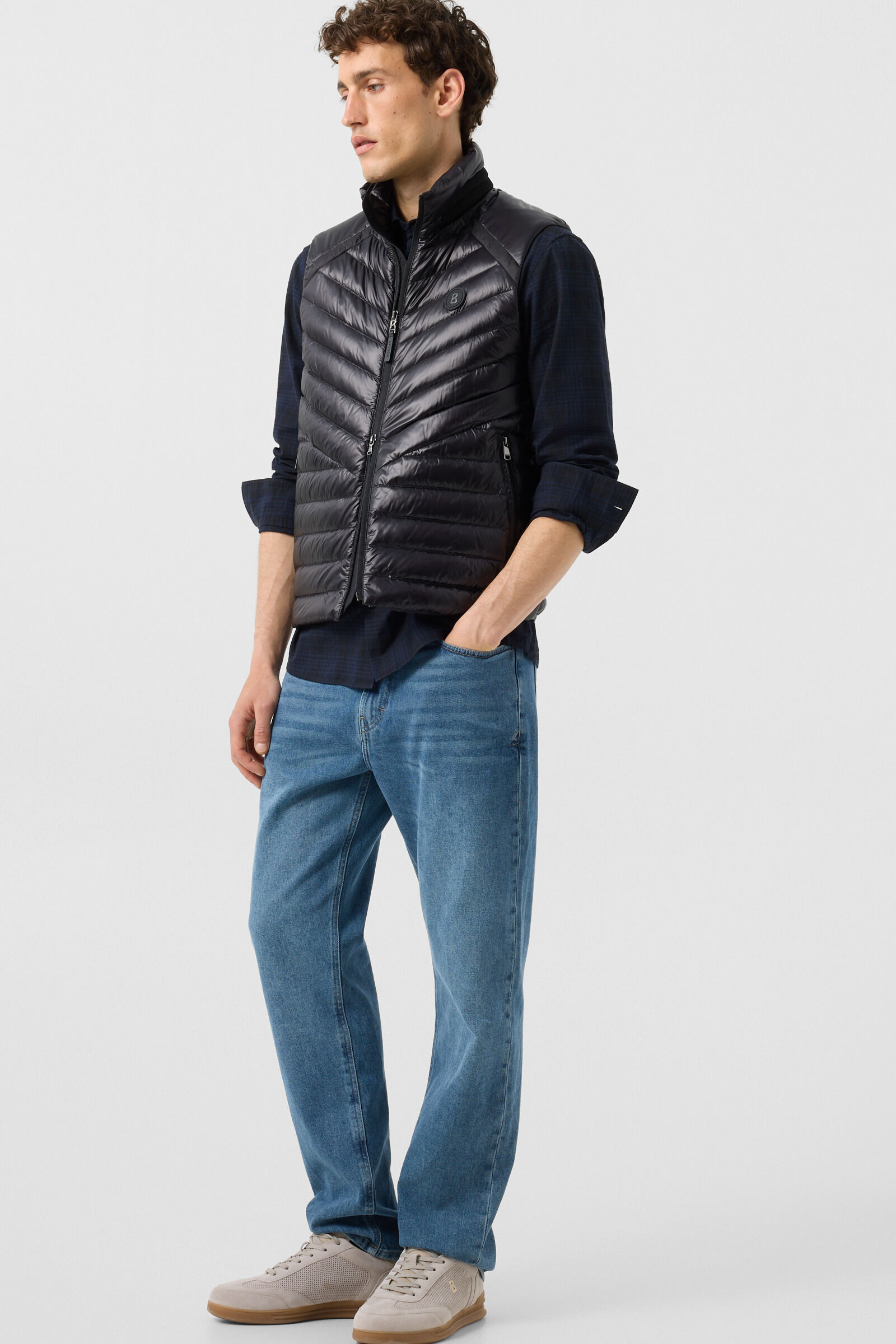 Lasse lightweight down waistcoat Black