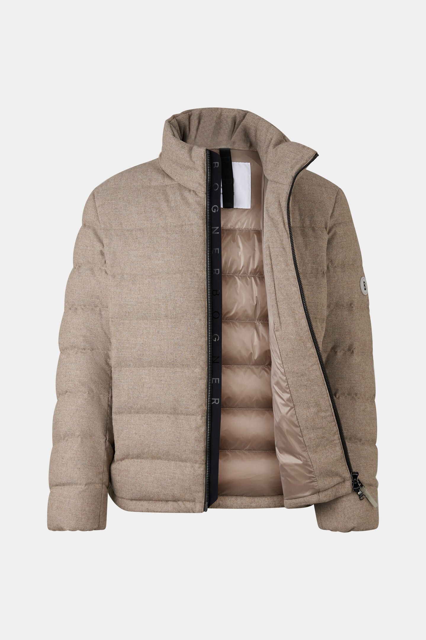 Hugh down jacket Taupe
