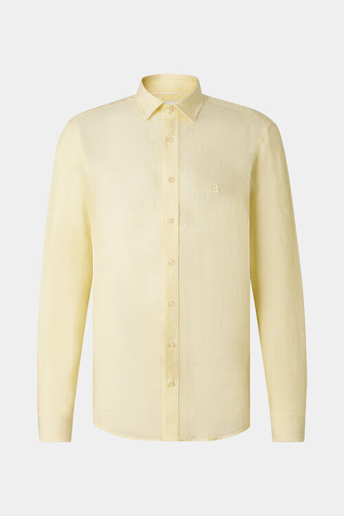 Leinen-Hemd Timi Gelb