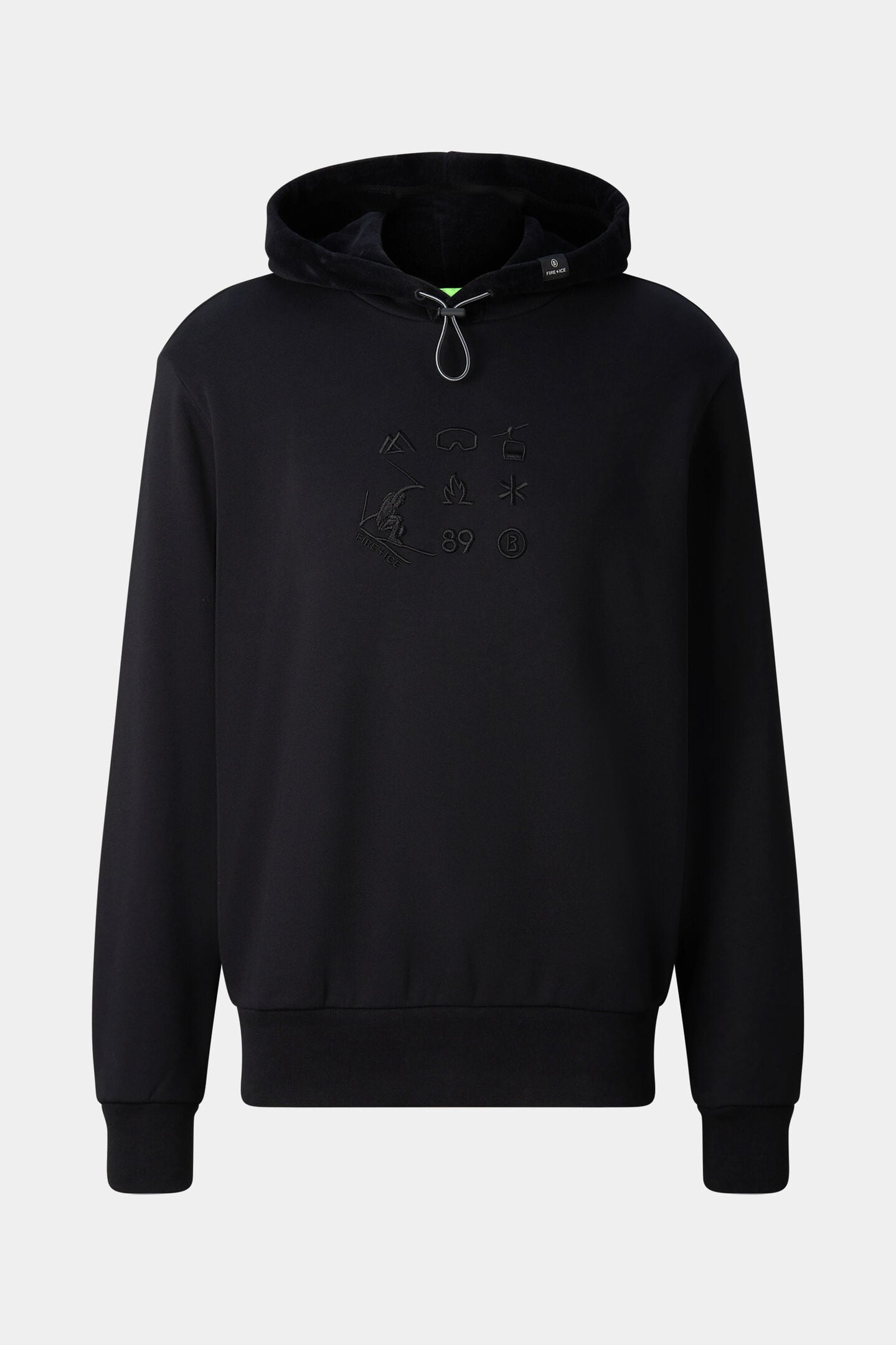 Kristan Cotton Hoodie Black