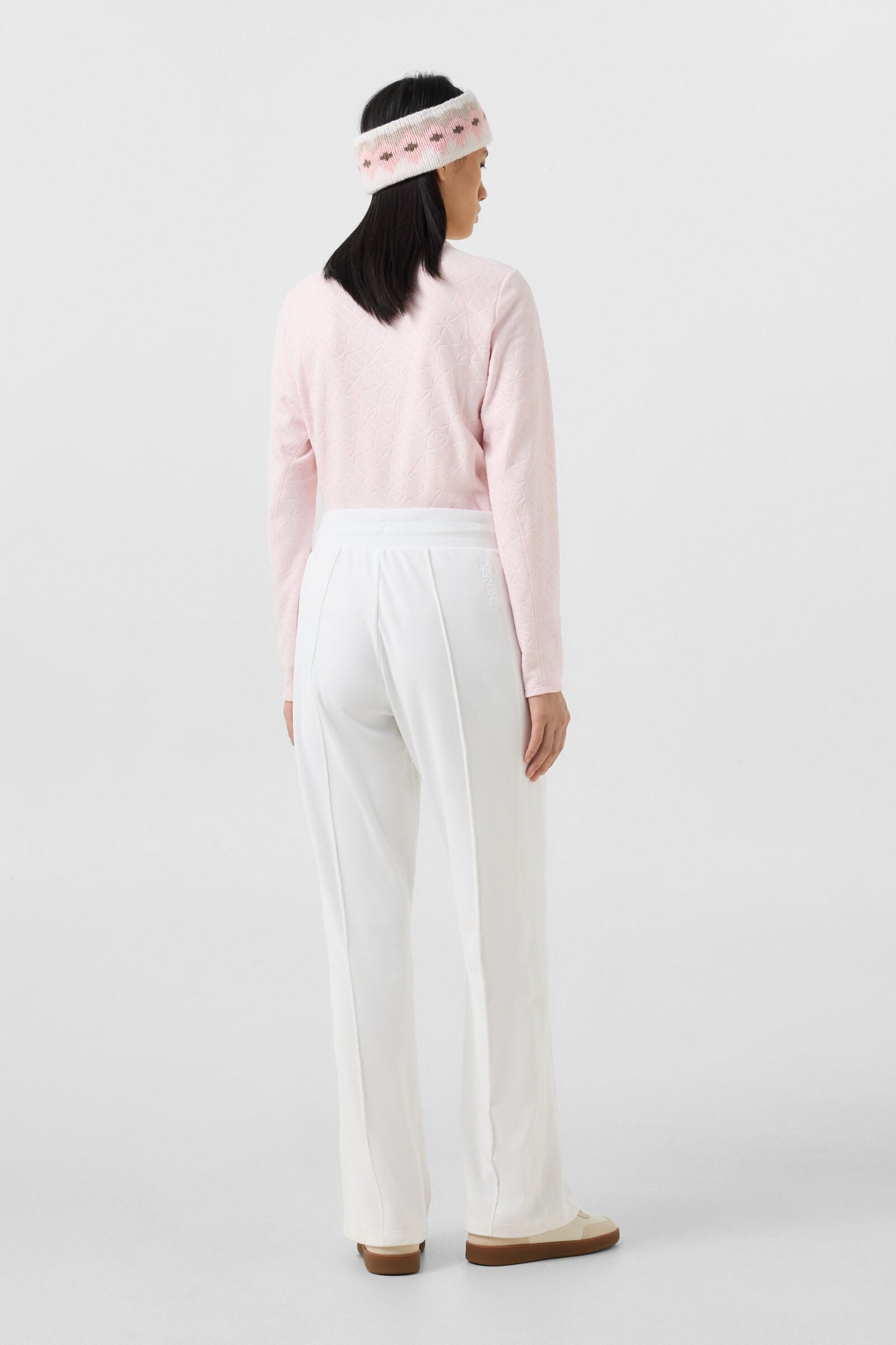 Pantalon de samedi Felice Blanc cass&eacute;