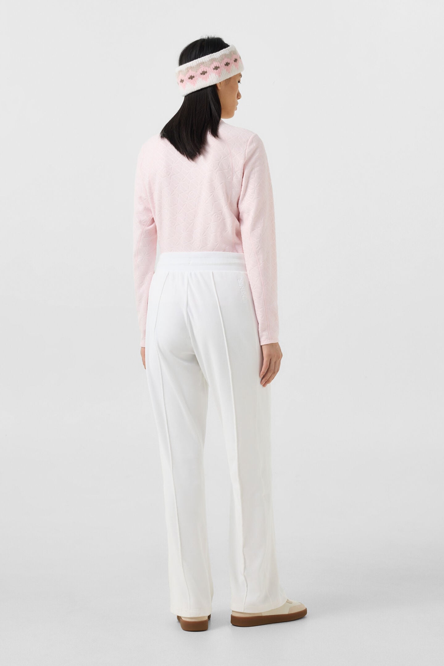 Pantalon de samedi Felice Blanc cass&eacute;