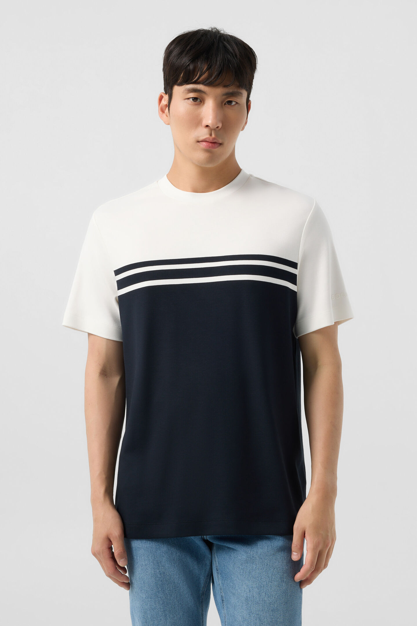 T-shirt Pete Black/cream