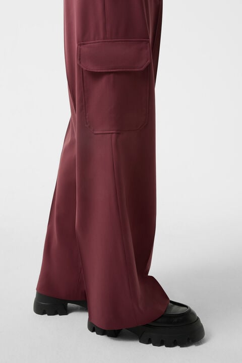 Yoko cargo pants Wine red Yoko cargo pants Wine red