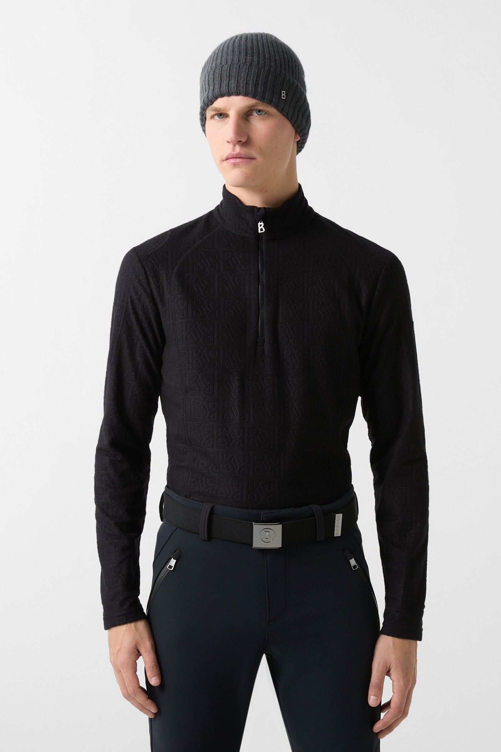 Harry fleece first layer Black