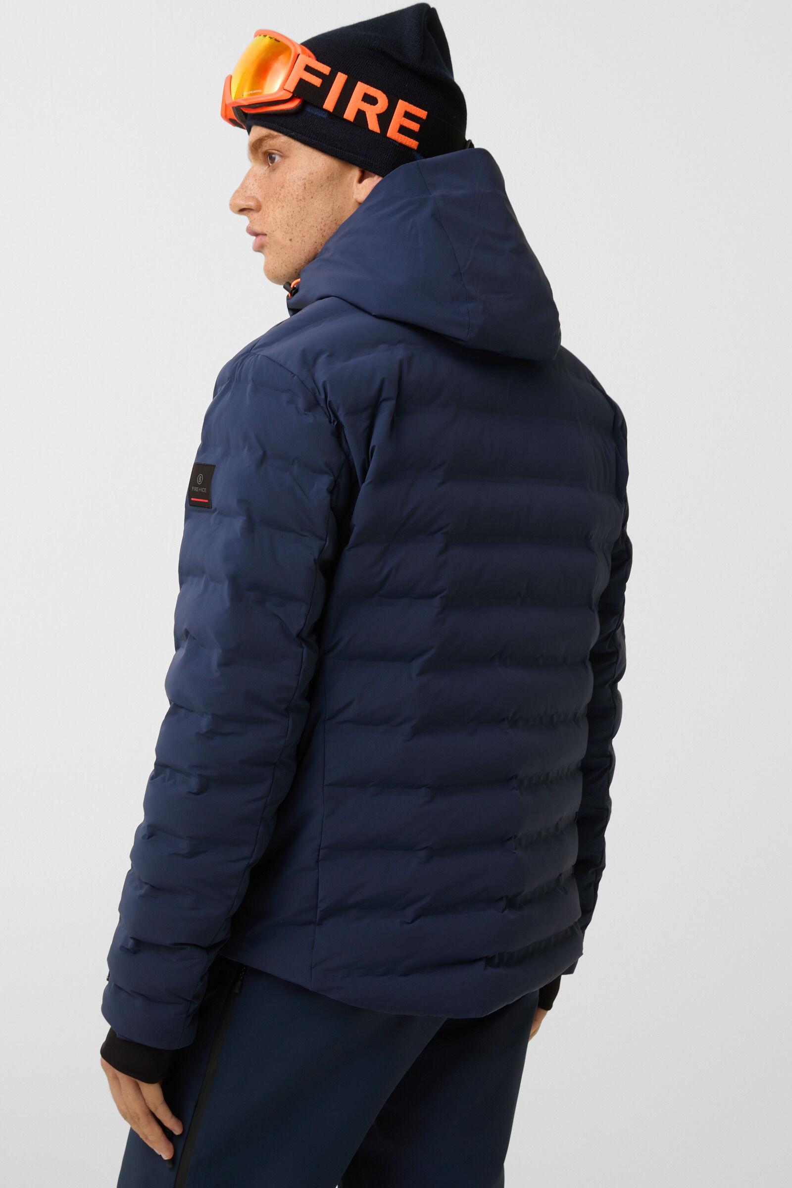 York quilted jacket Dark blue