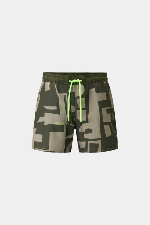 Short de bain Nelson Kaki/Vert olive Short de bain Nelson Kaki/Vert olive