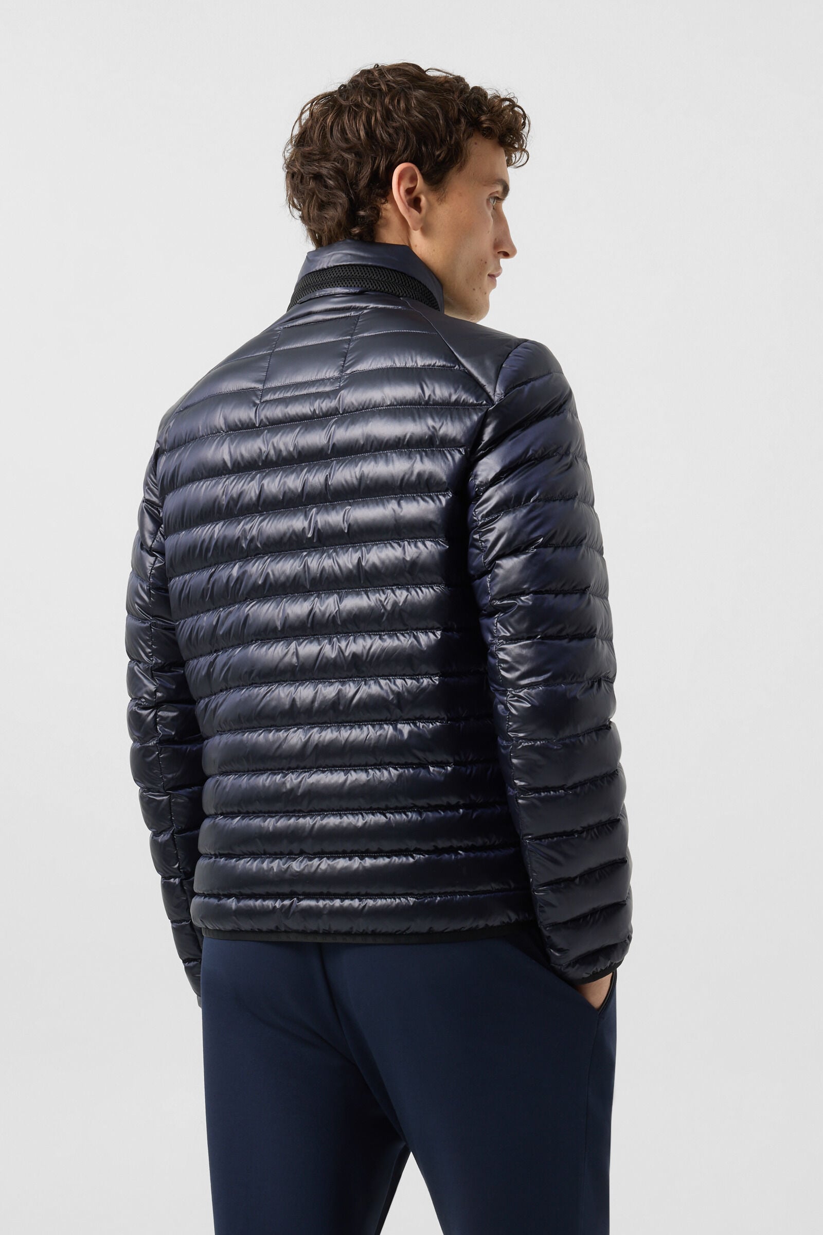Liman lightweight down jacket Navy blue