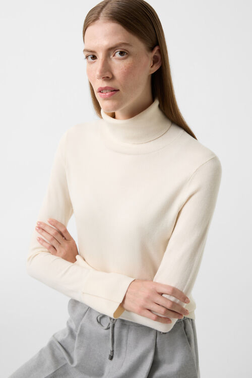 Rollkragenpullover Vinny Off-White