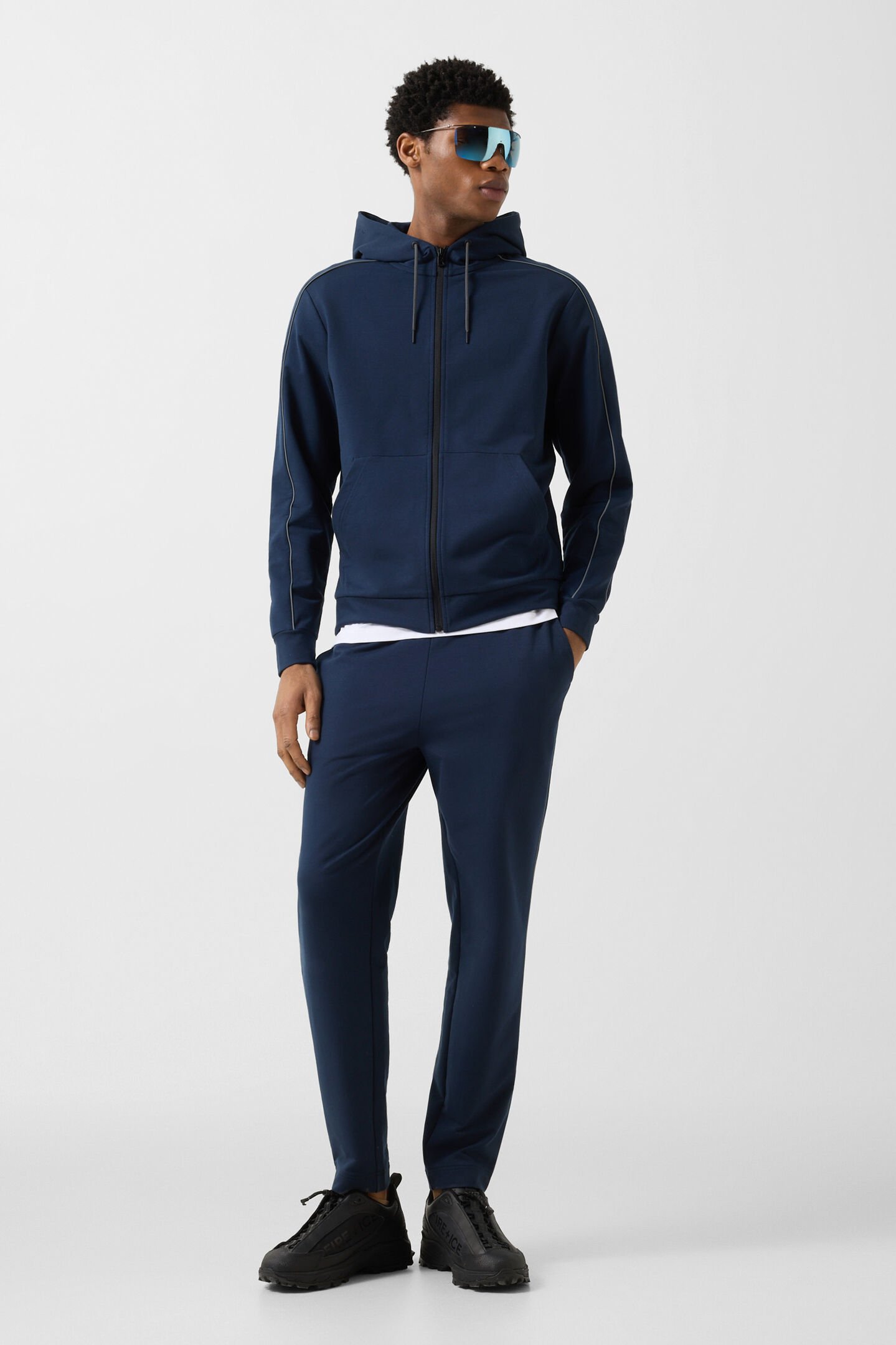 Uday jersey jacket Dark blue