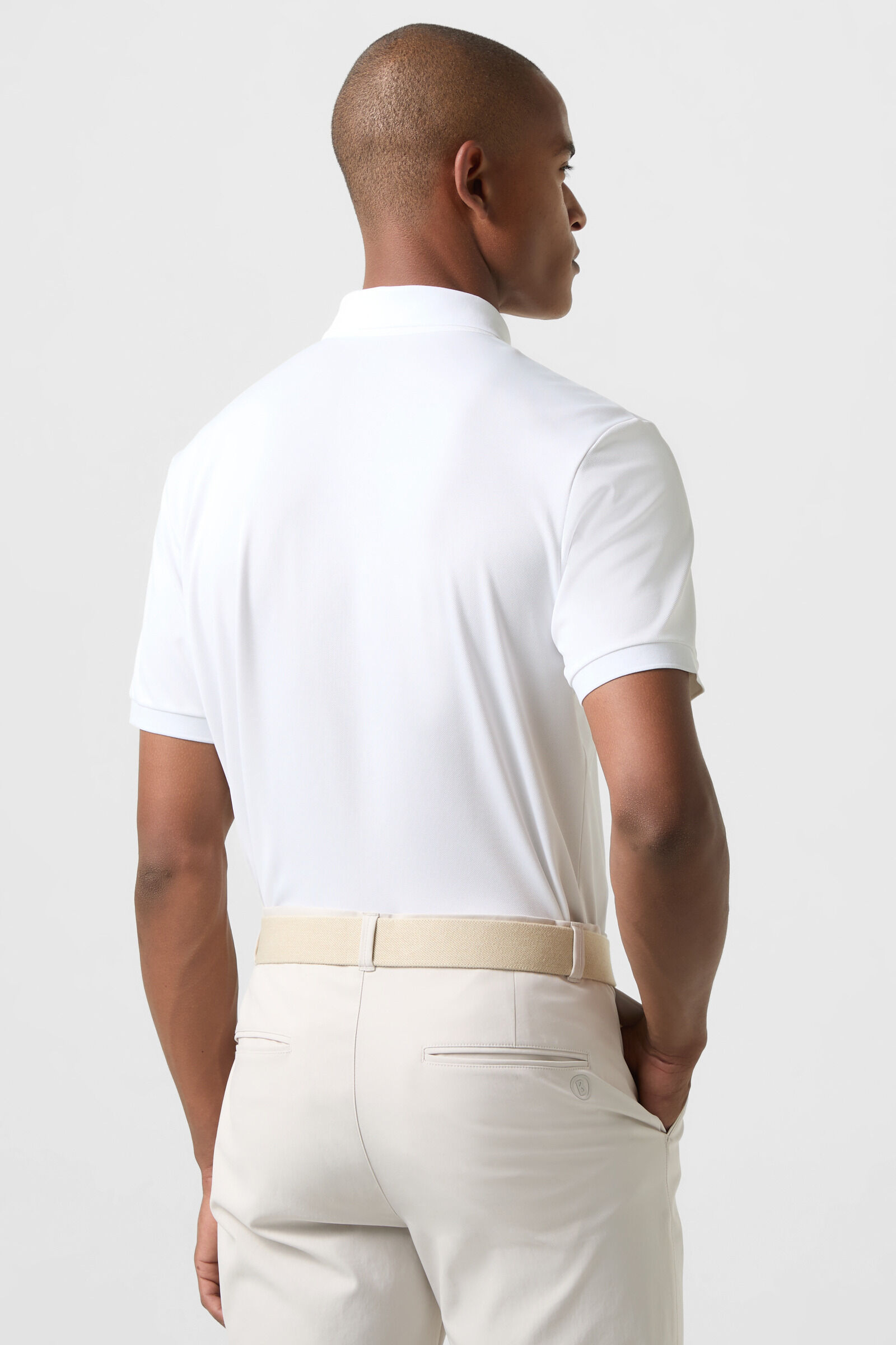 Daniel functional short-sleeved top White