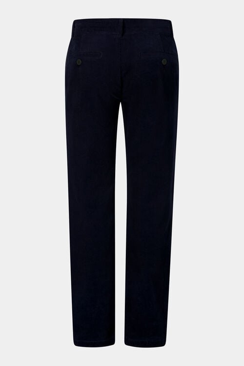 Riley Casual Corduroy Trousers Navy