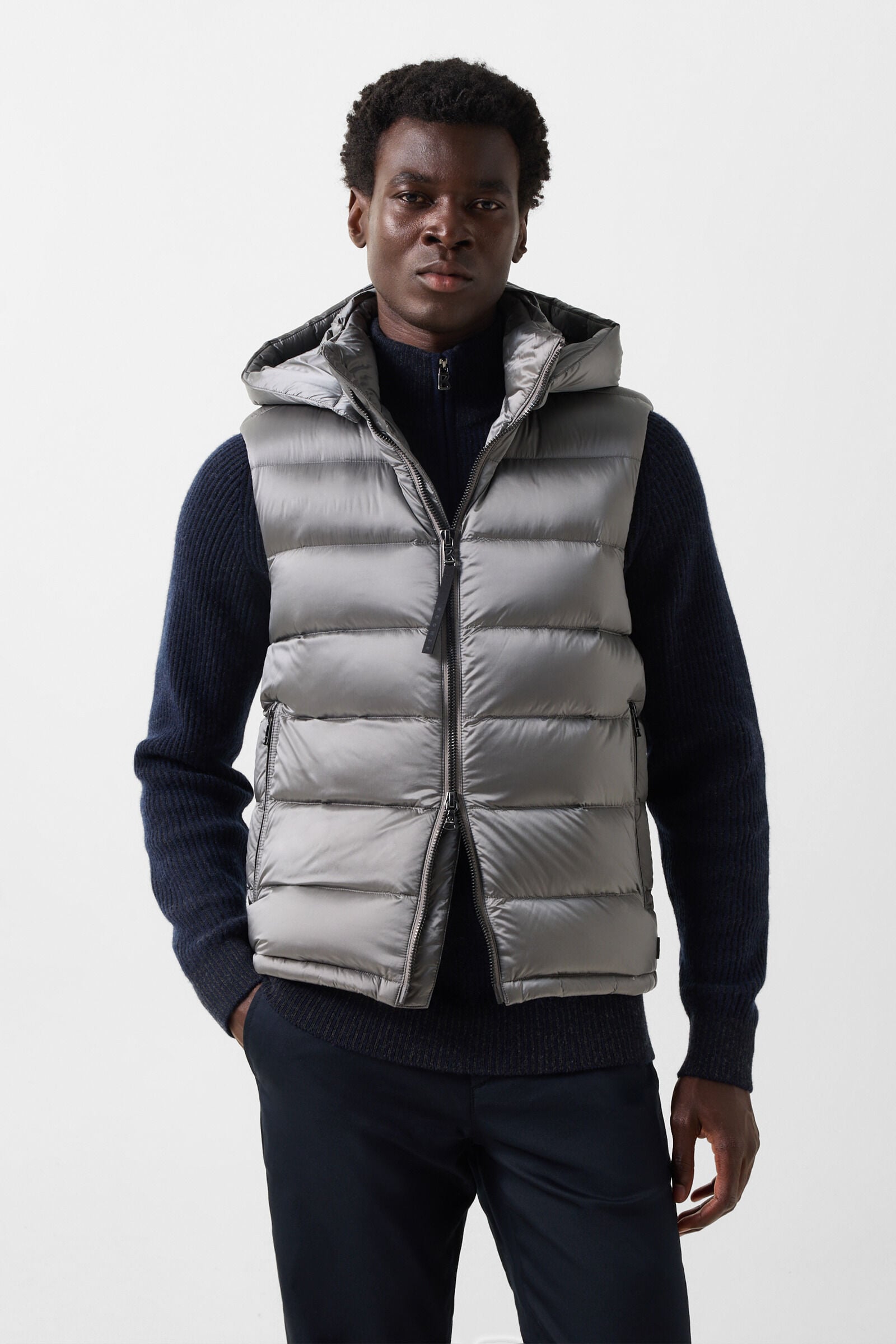 Holger Down Vest Grey