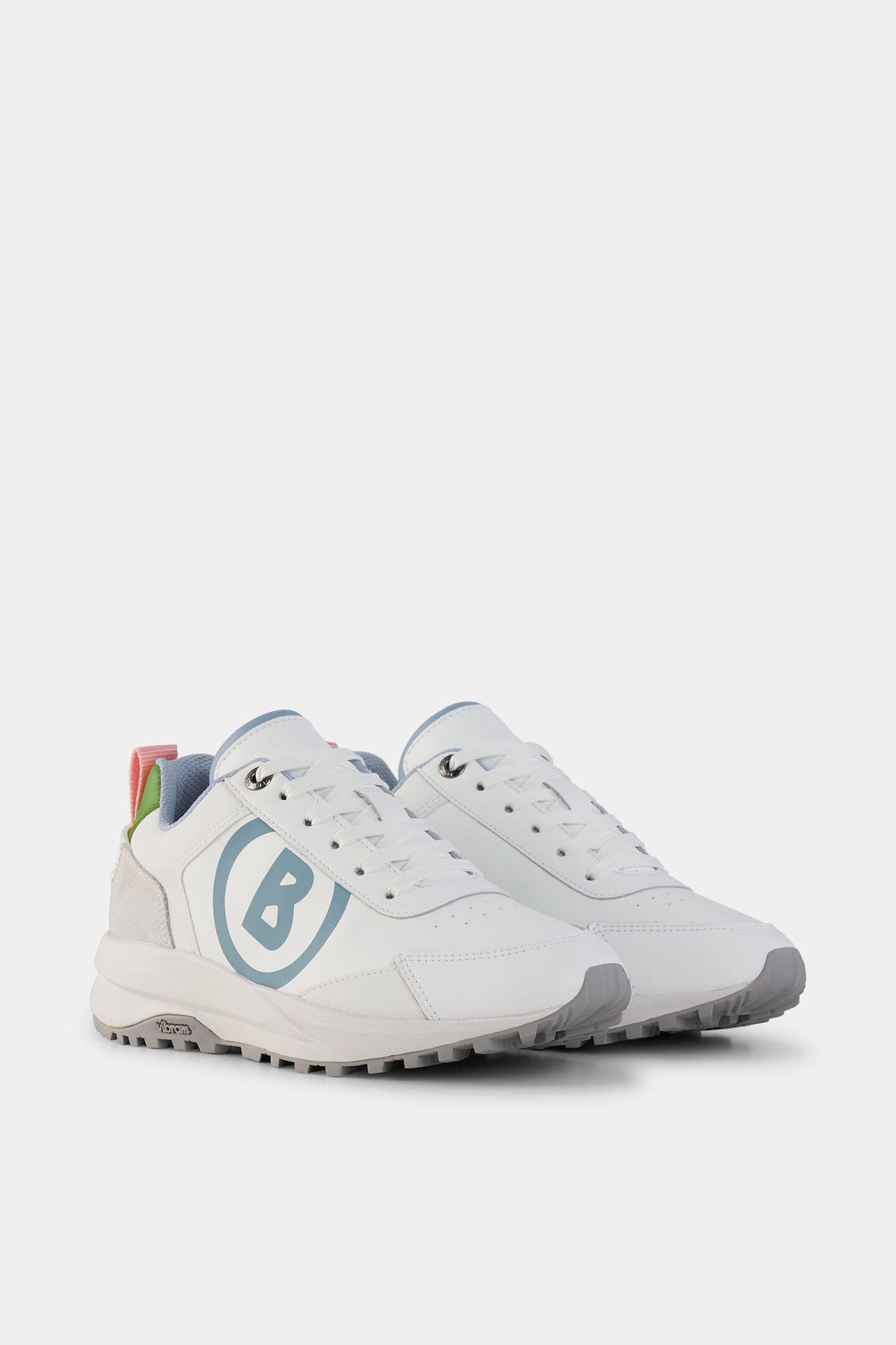 Golf sneaker White/blue/green