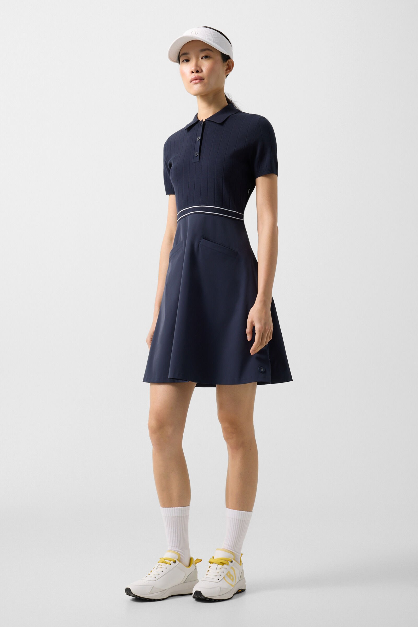 Selin polo dress Navy blue
