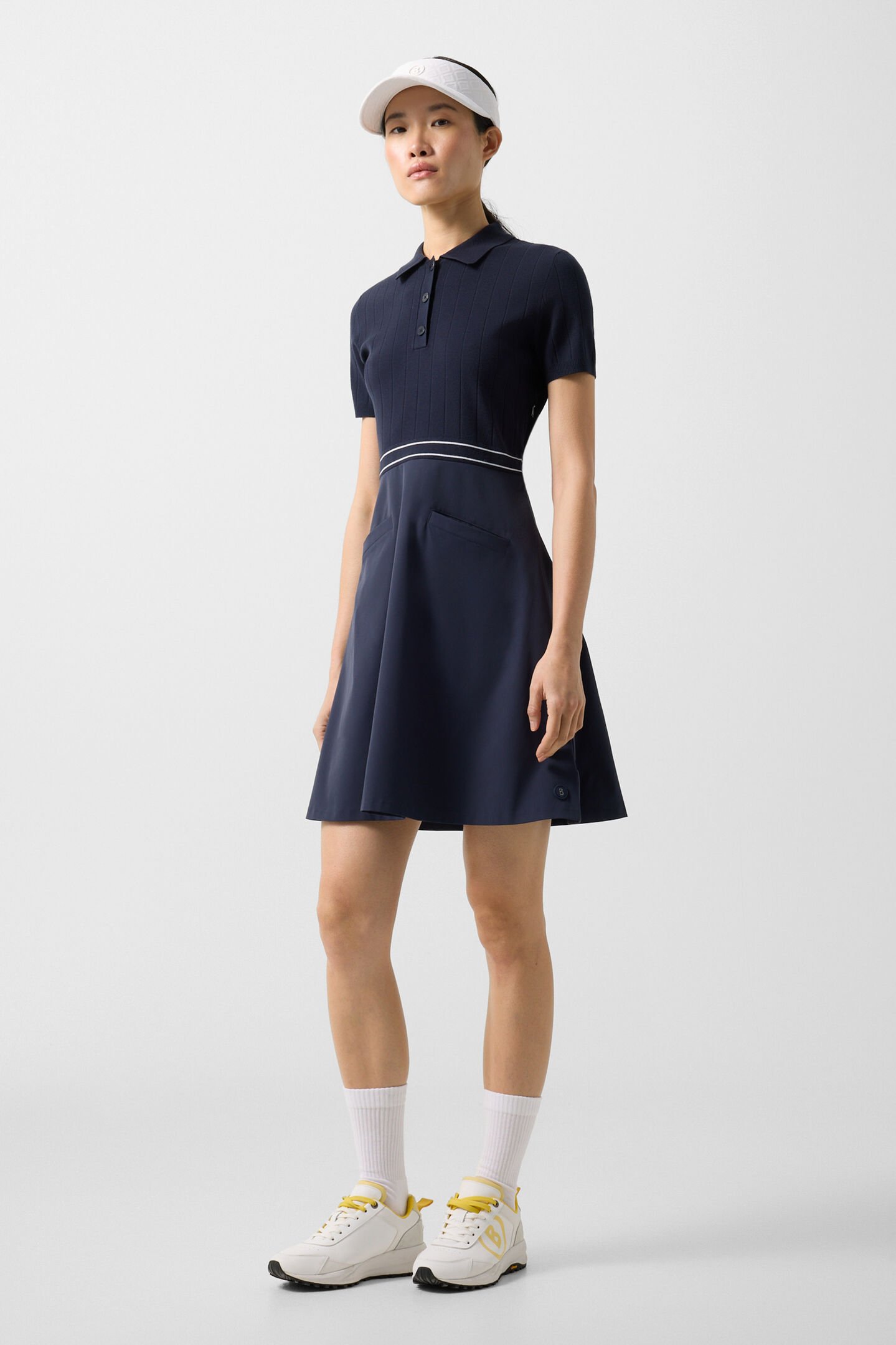 Selin polo dress Navy blue