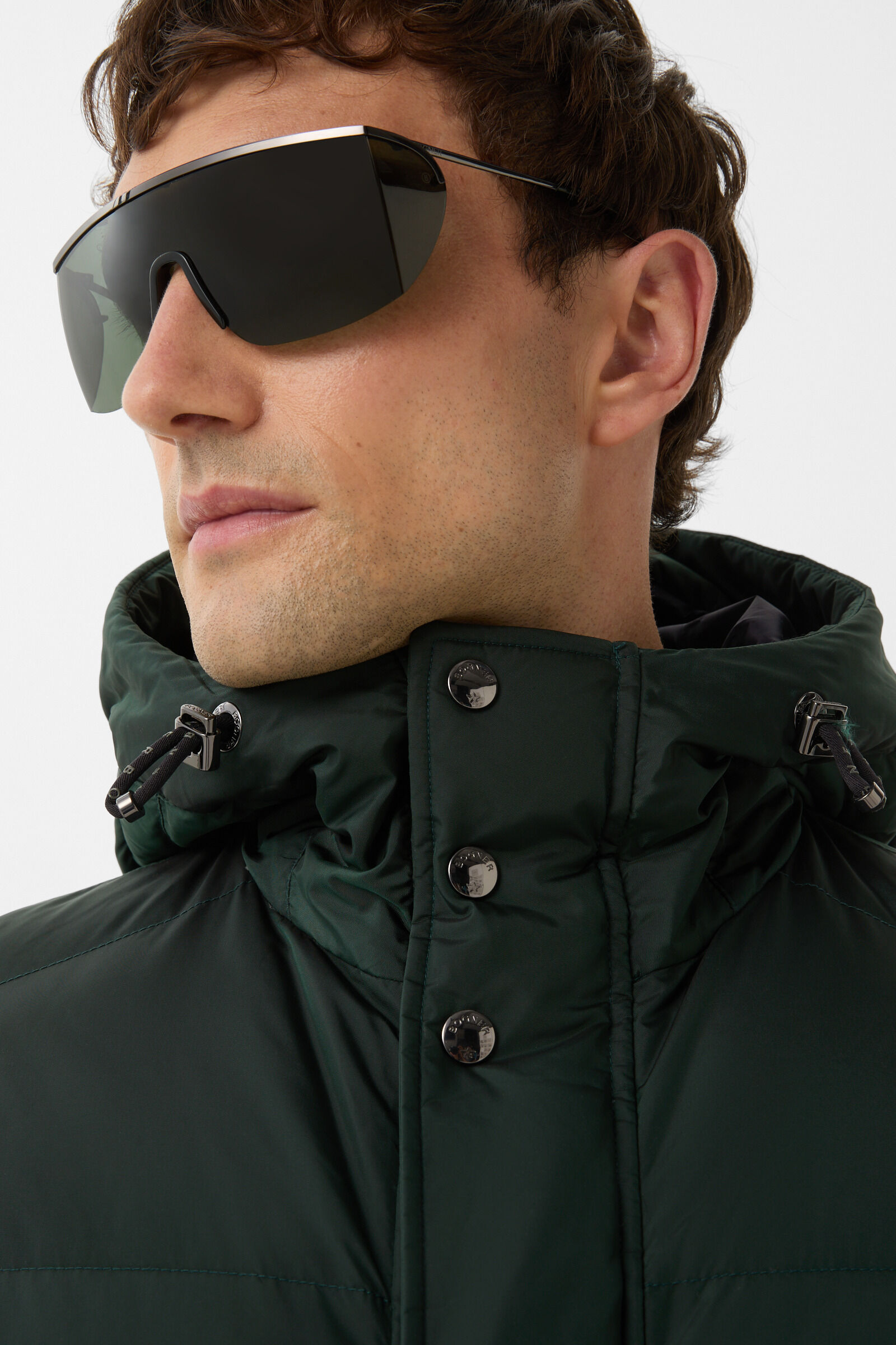 Korte jas Jones dons Donkergroen