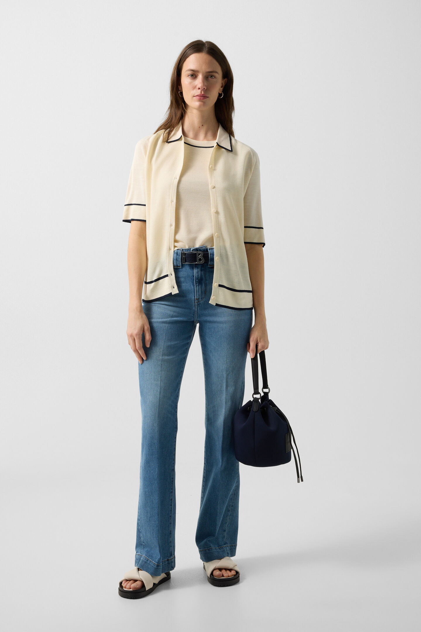 Bucket bag Alvier Ines Dark blue