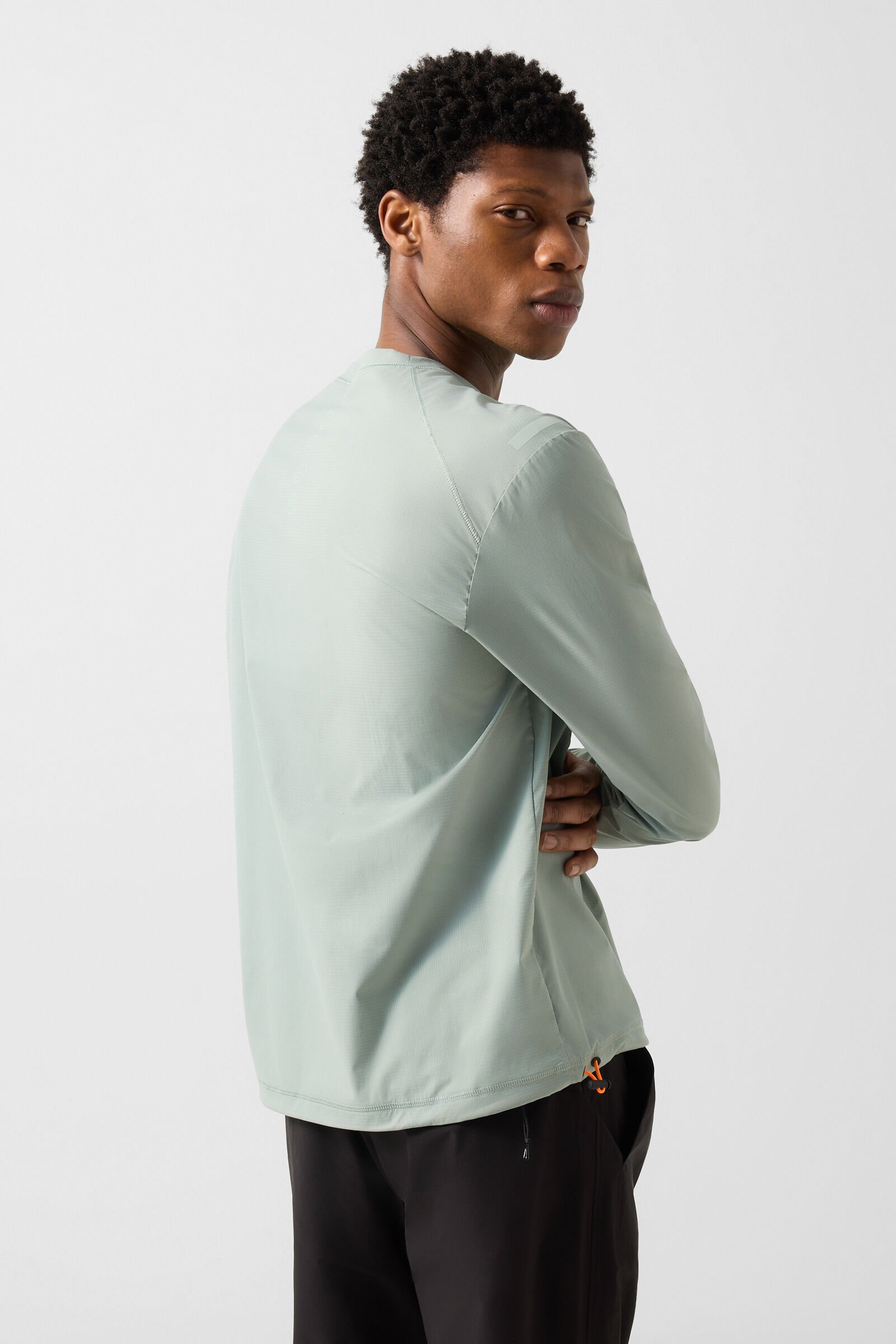 Alejo functional long-sleeved top Eucalyptus