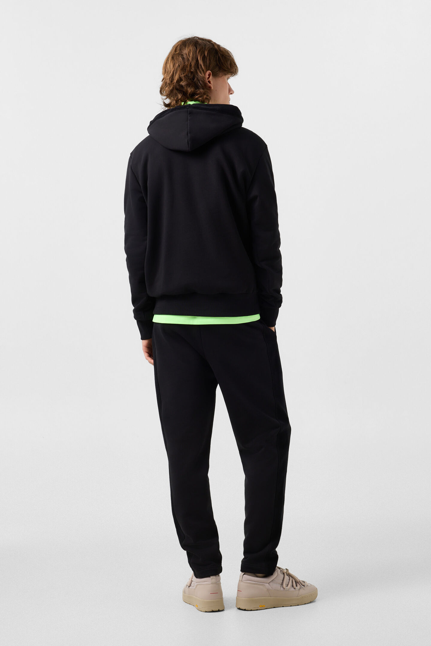 Baumwoll-Hoodie Kristan Schwarz