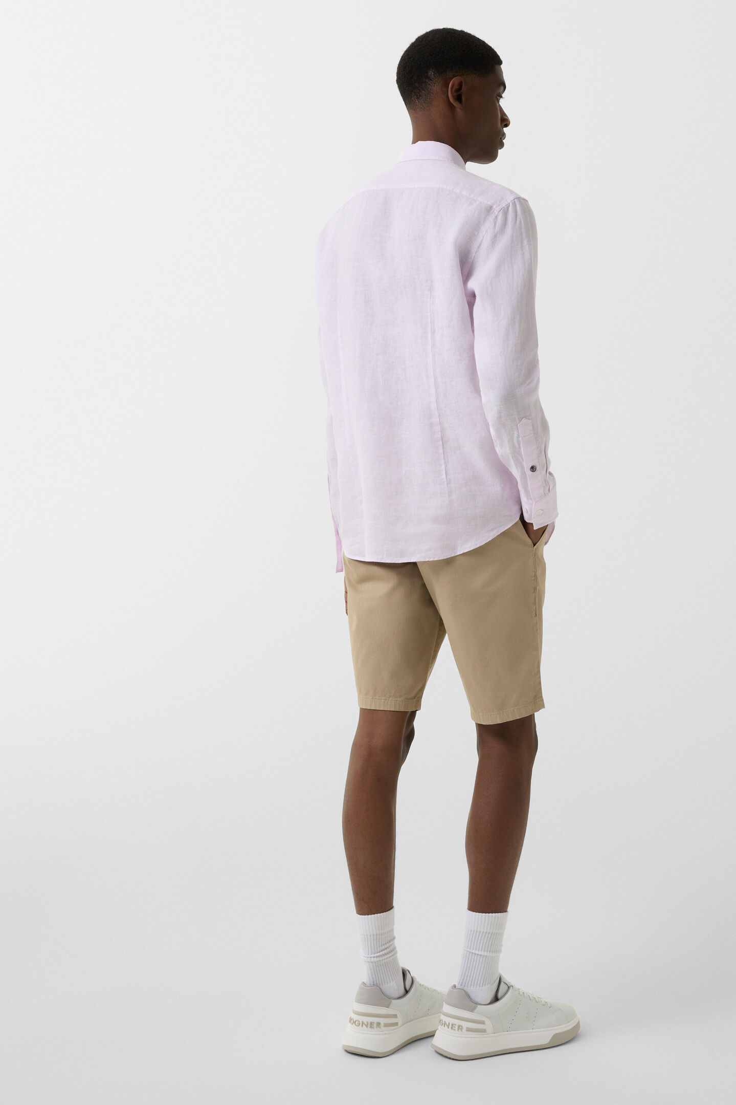 Timi linen shirt Light pink