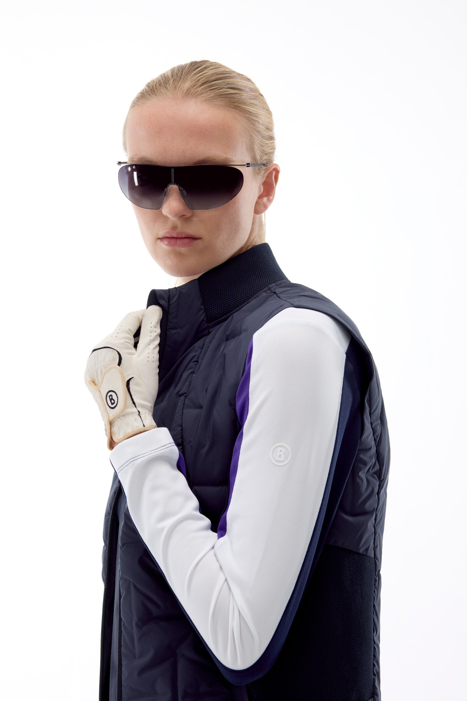 Gilet en duvet l&eacute;ger Sia Bleu marine