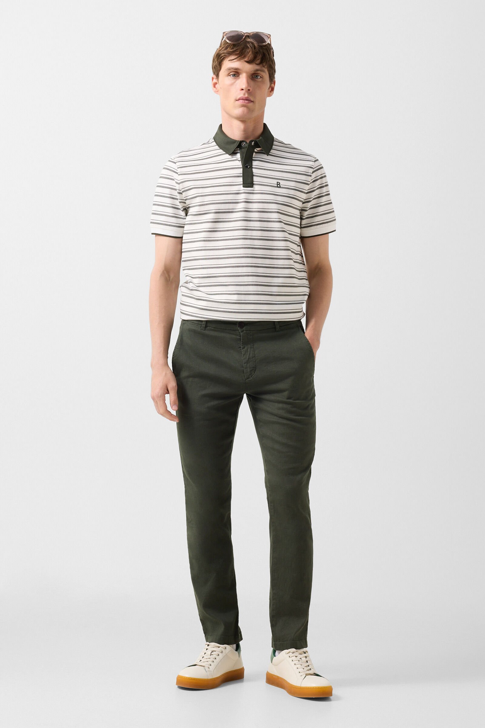 Chinos Riley Casual Olive green