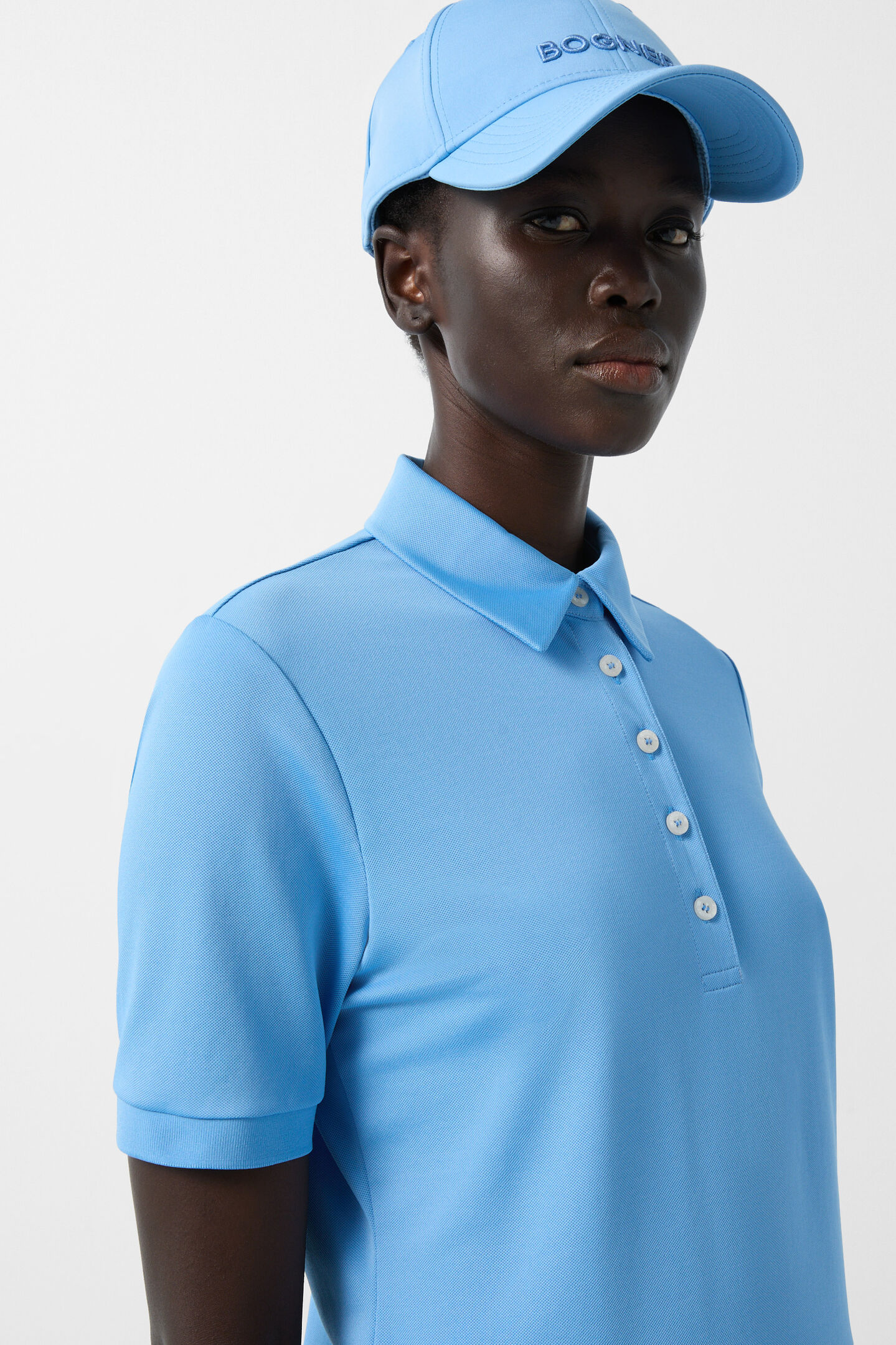 Danielle functional short-sleeved top Light blue