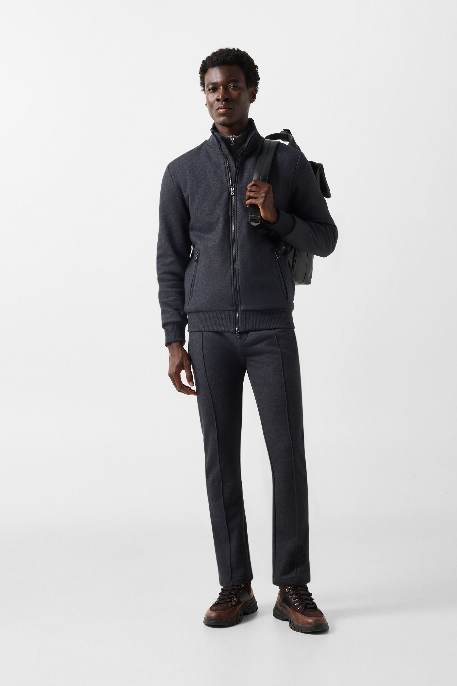 Sweatjacke Winston Anthrazit
