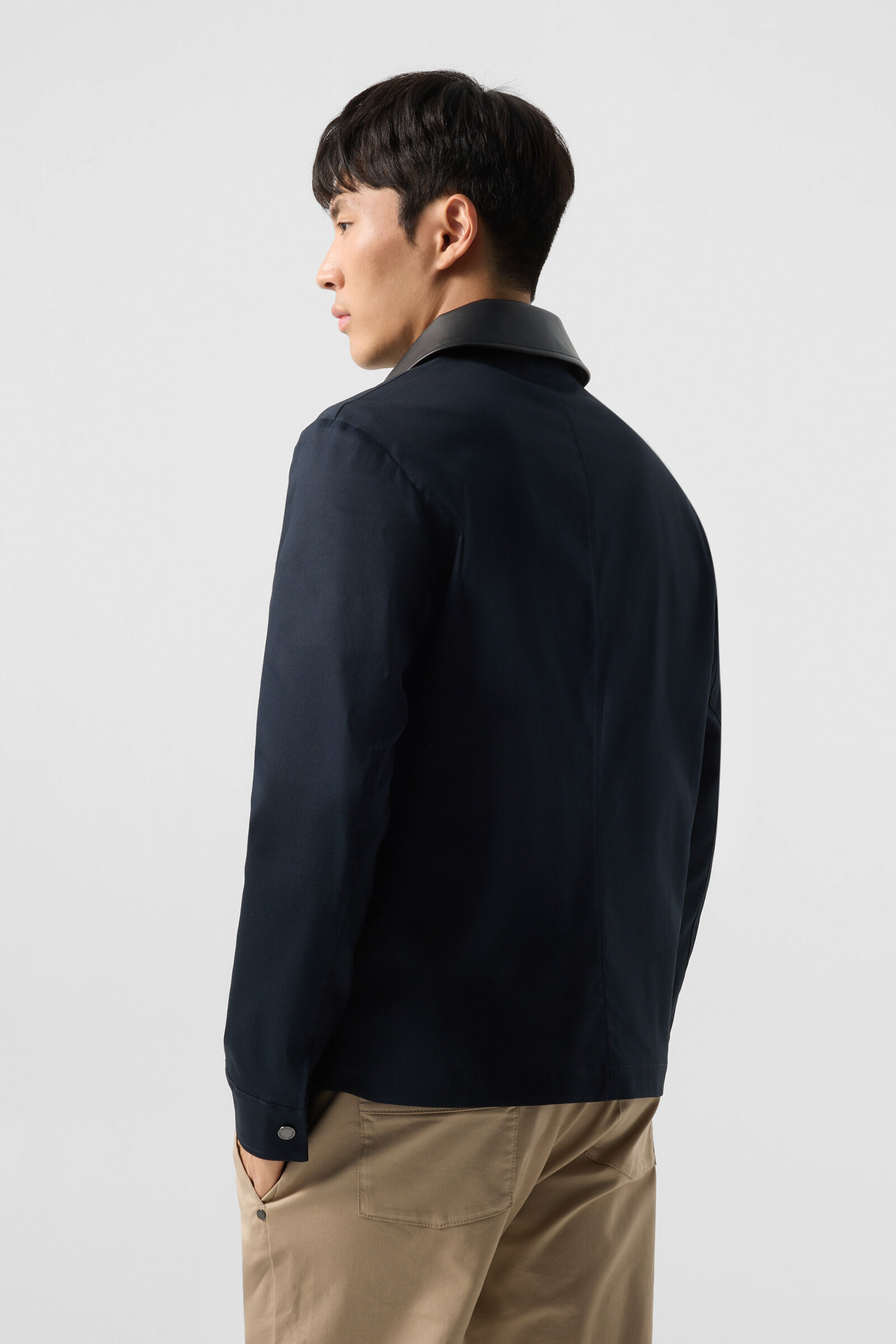 Twill jacket Mirco Navy blue