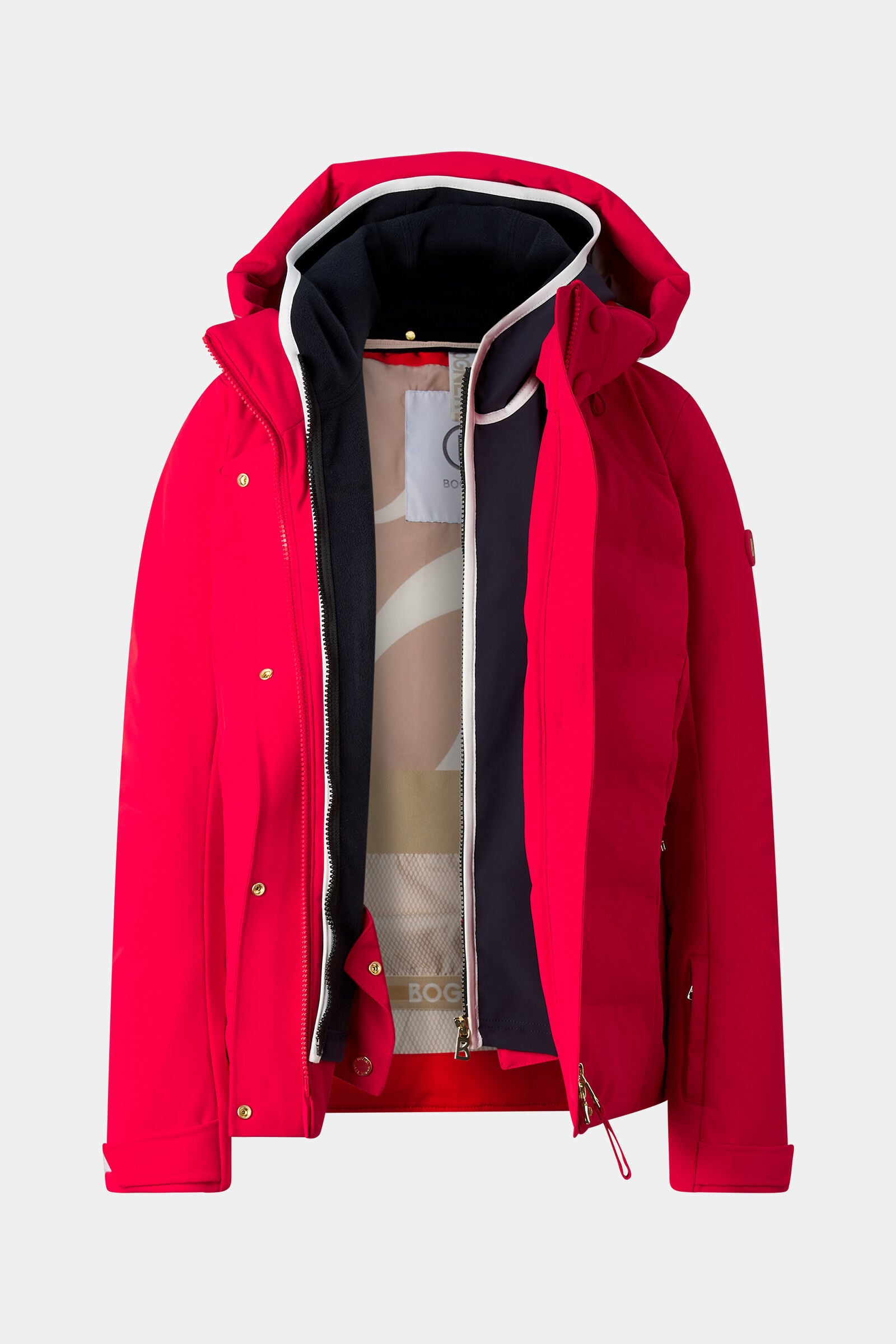 Skijacke Tula Rot