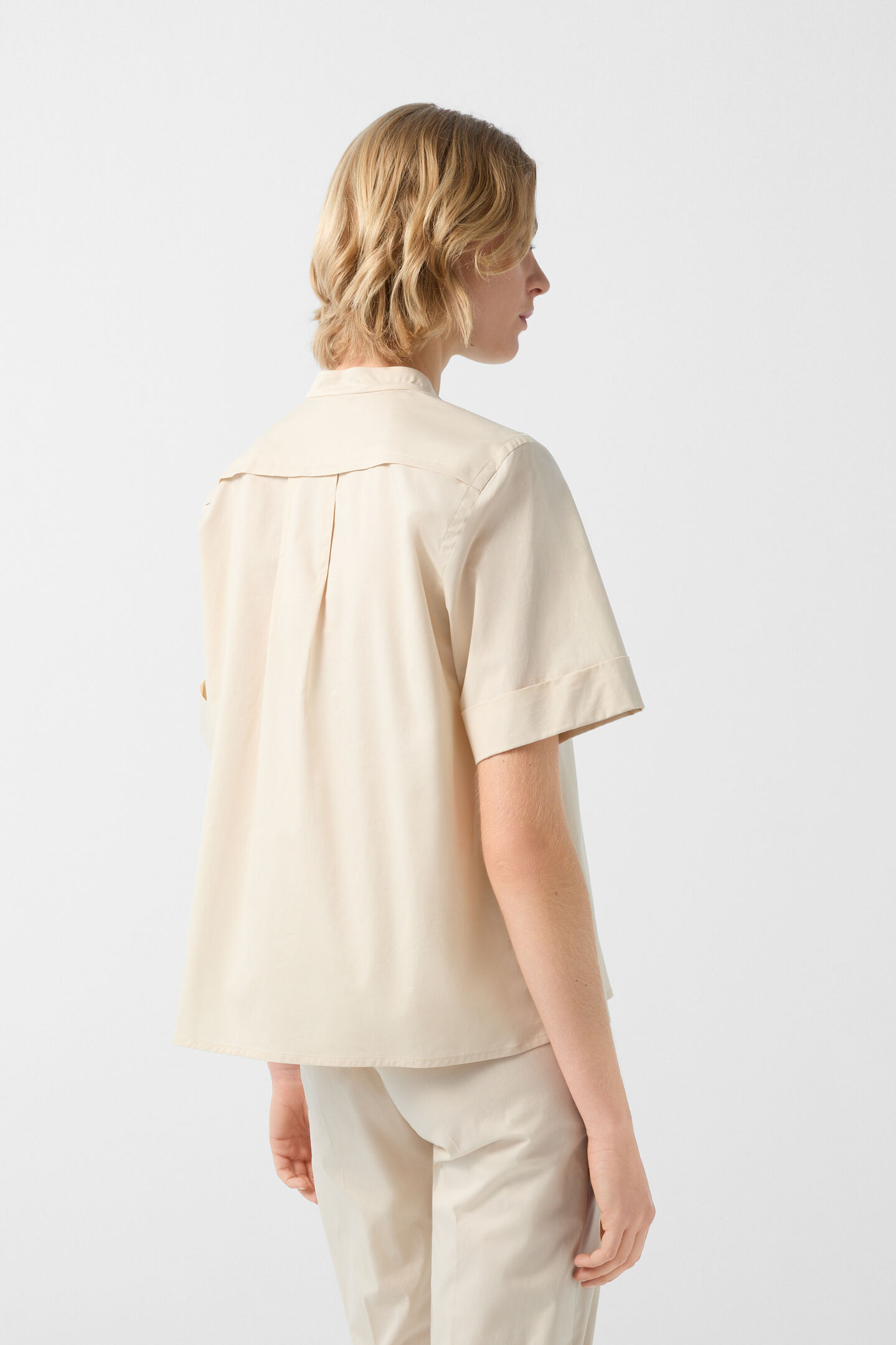 Avril Short-sleeve blouse Sand
