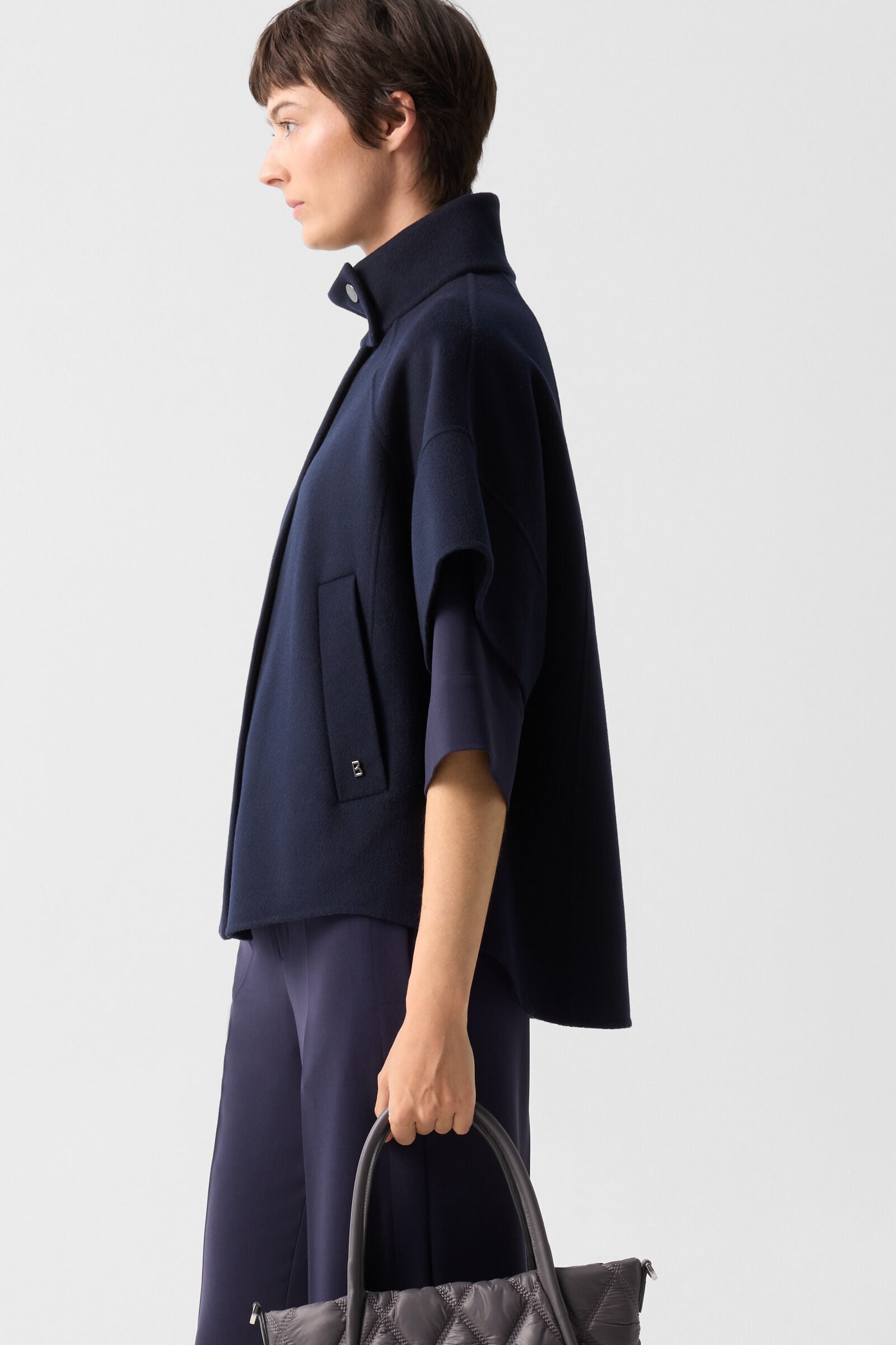 Wool waistcoat Venice Navy blue