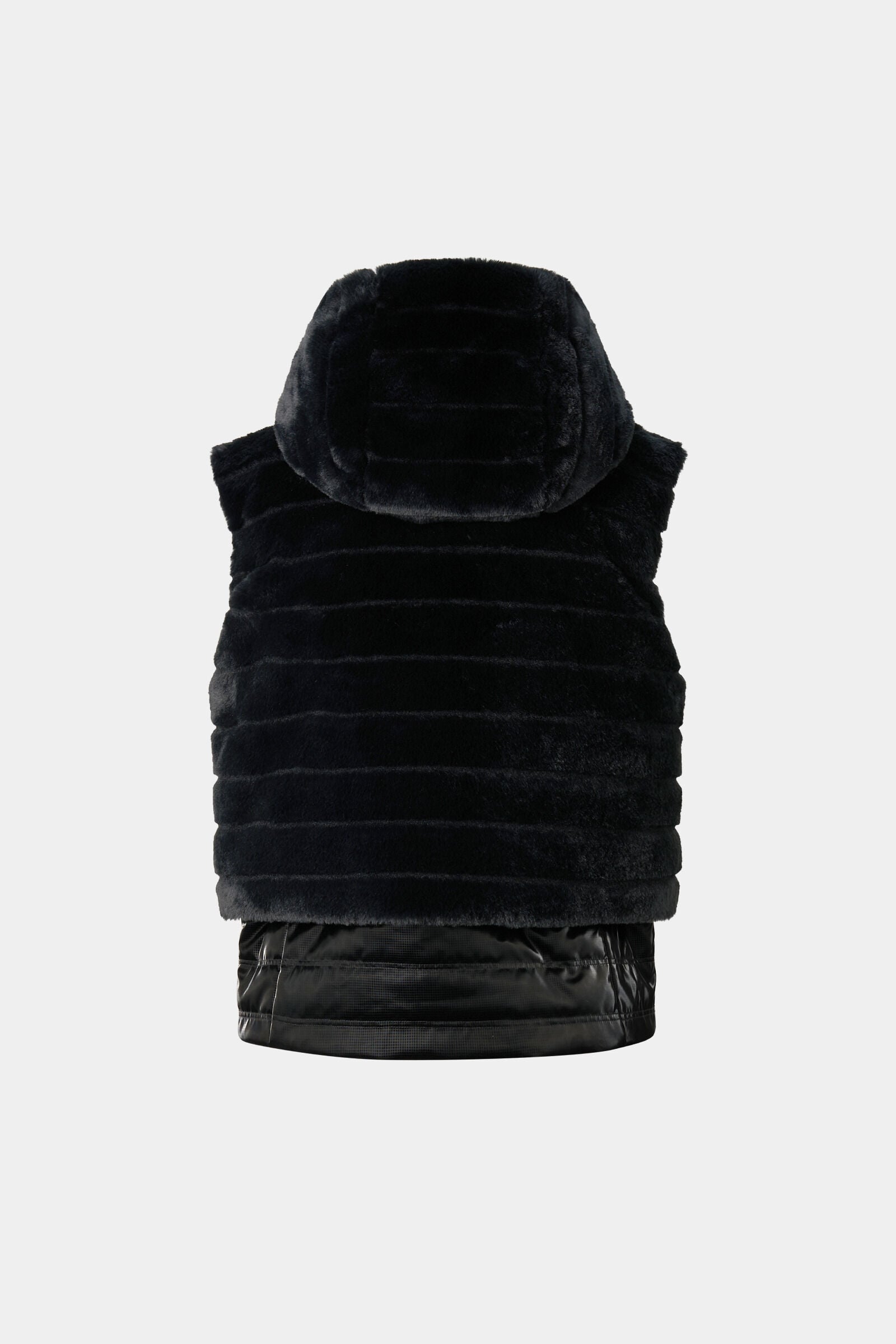 Manda faux fur down waistcoat Black