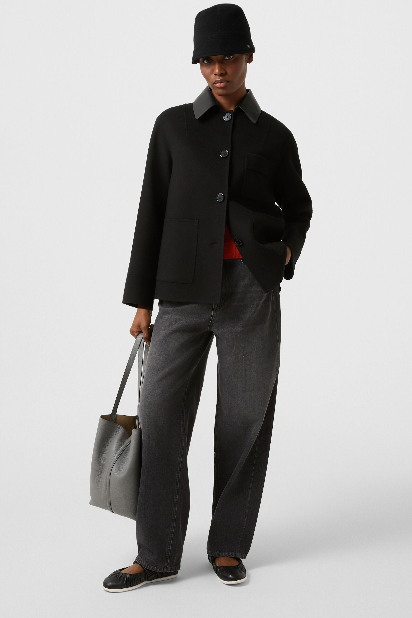 Veste double face Cassidy Noir