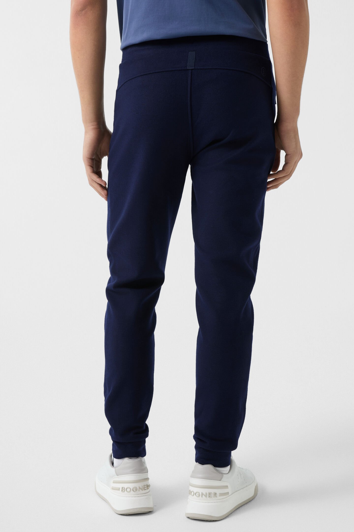 Bono flannel jogging trousers Navy blue