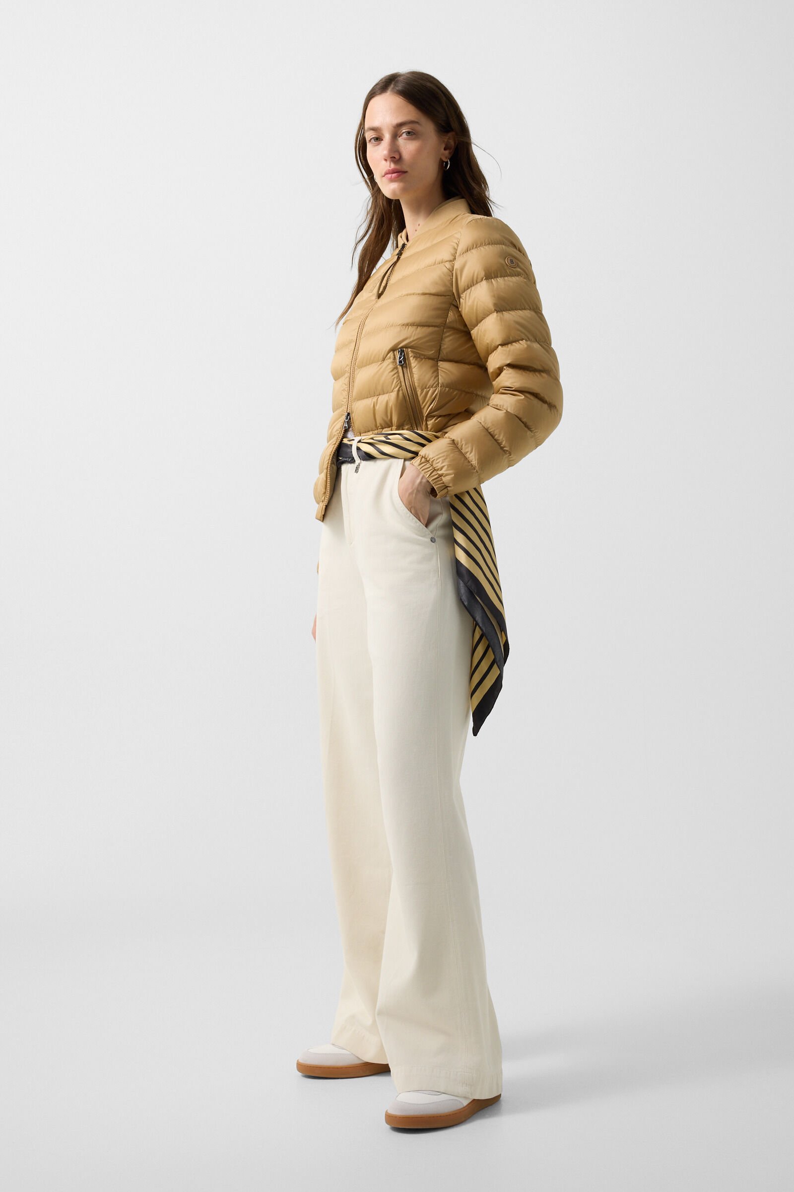 Marybel lightweight down jacket Camel