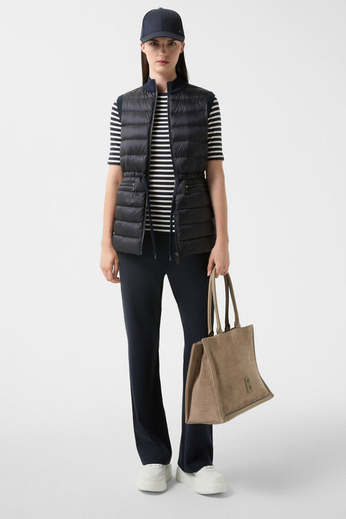 T-shirt Louna Navy blue/off-white