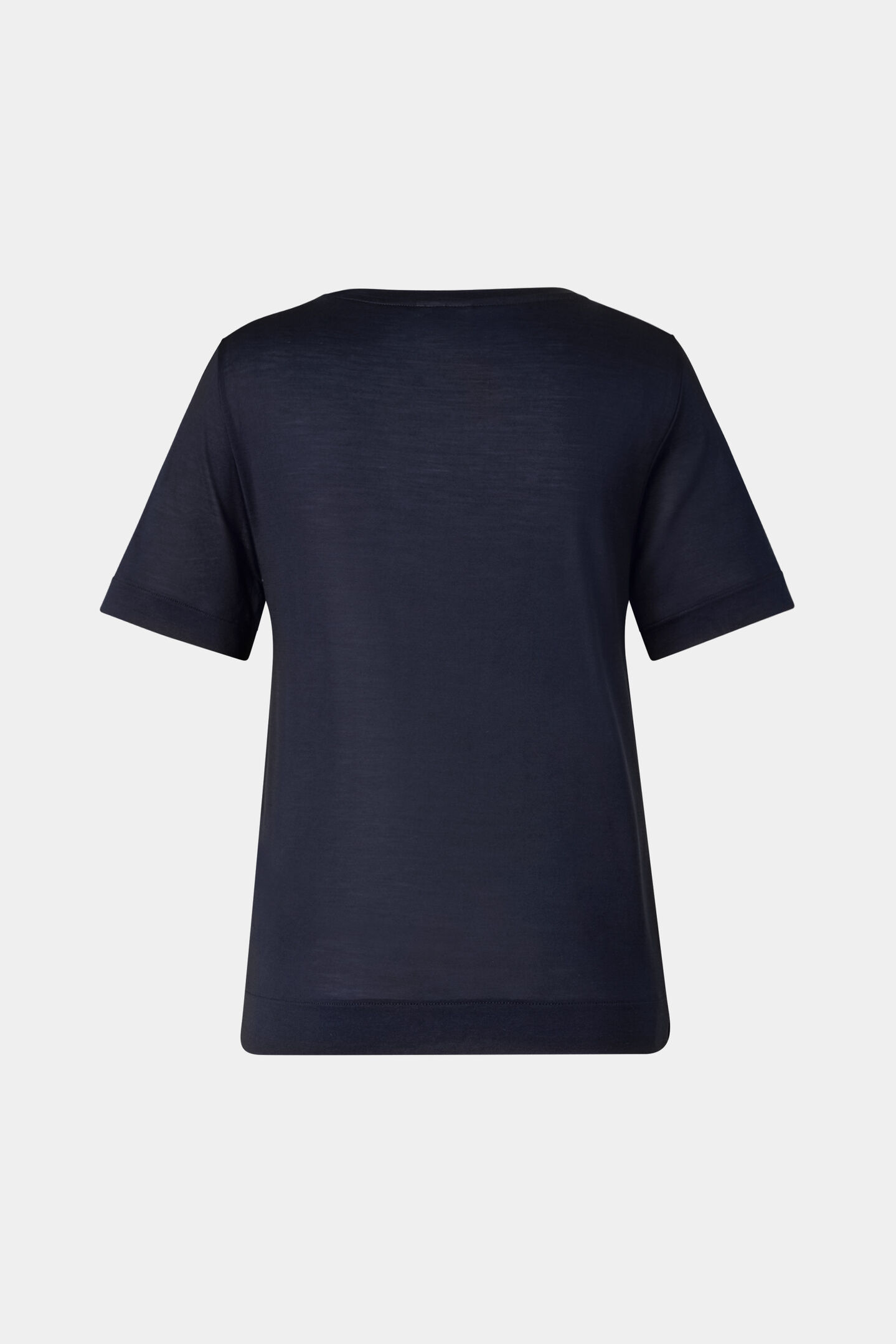 Seiden-Shirt Sienna Navy-Blau