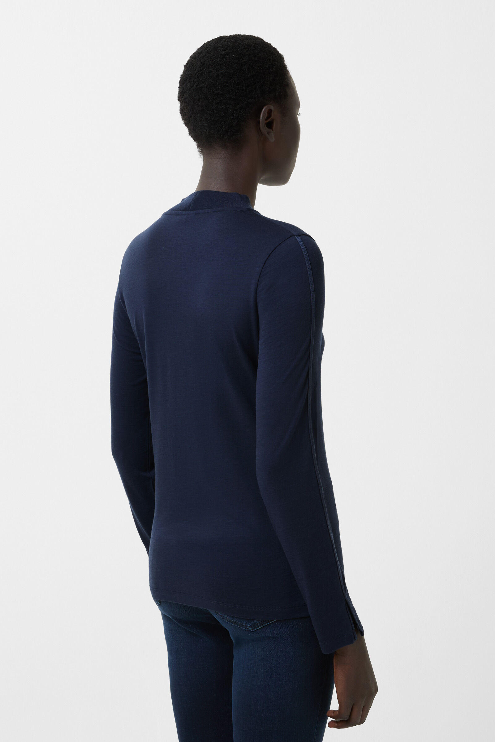 Whitney longsleeve Navy blue