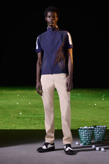 Golf Look Claudius Blau/Beige