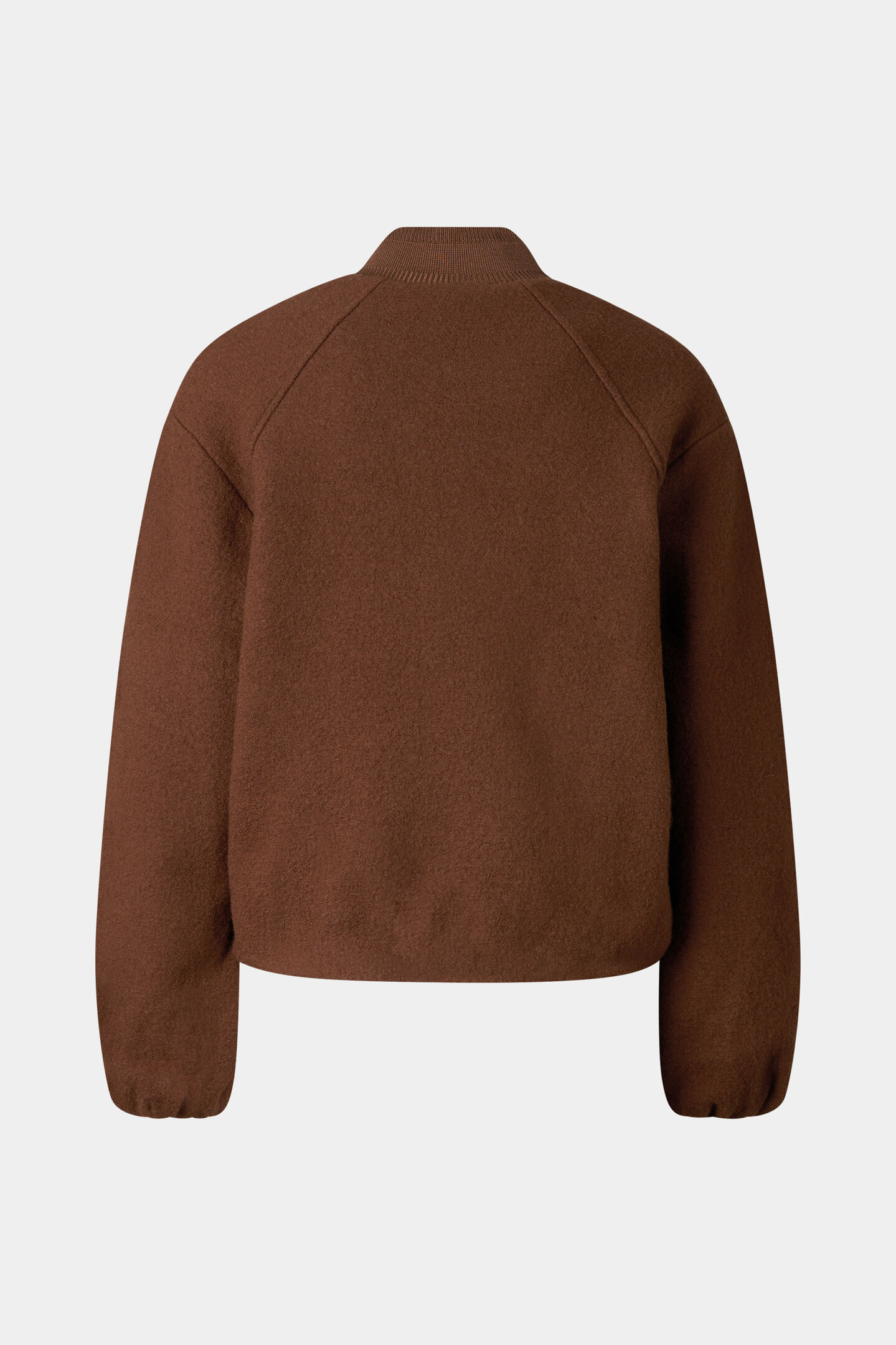 Editha woollen blouson Brown