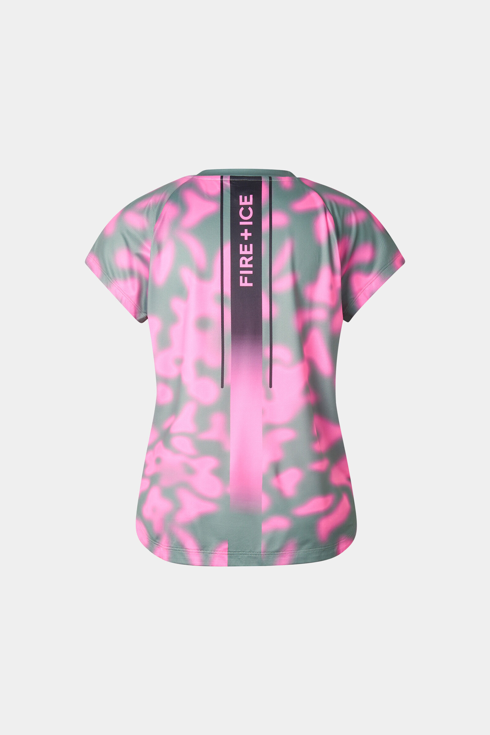 Brenna functioneel shirt Eucalyptus/Roze